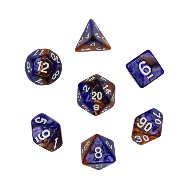 dice4friends-rpg-w-rfelset-racing-purple-copper-7-tlg-lila image 1