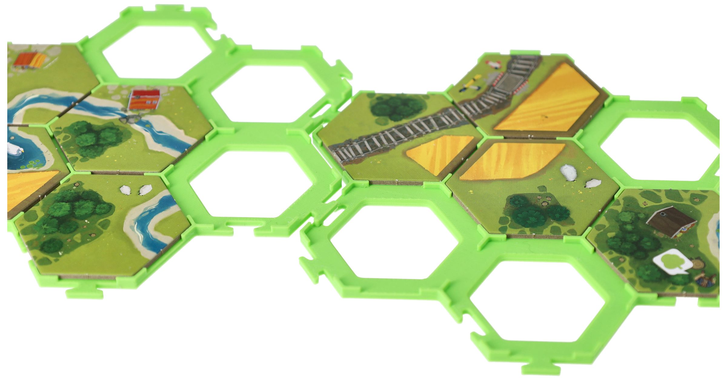 feldherr-accessories-hex-halter-f-r-dorfromantik-brettspiel-wei image 7