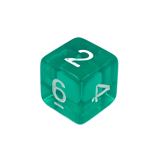 dice4friends-d6-augenw-rfel-transparent-ice-mint-t-rkis-1-w-rfel image 1