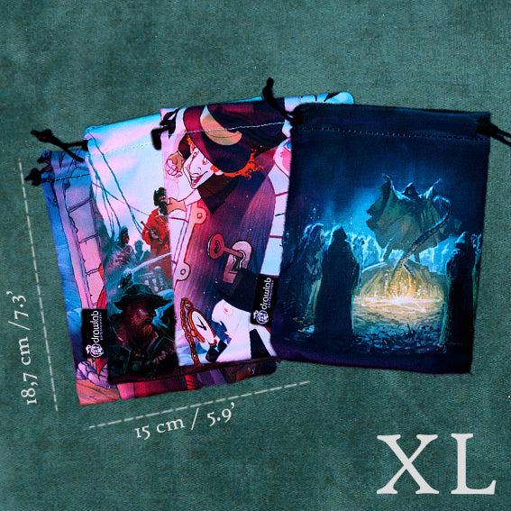 drawlab-legendary-dice-bags-roaring-t-rex-w-rfelbeutel-xl-dino image 2