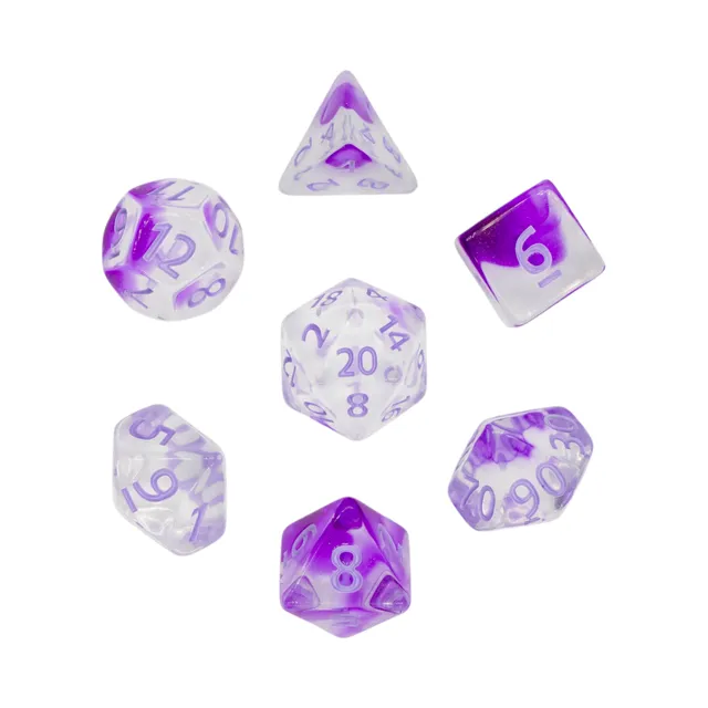 dice4friends-rpg-w-rfelset-7-teilig-nebula-lavender-transparent image 1