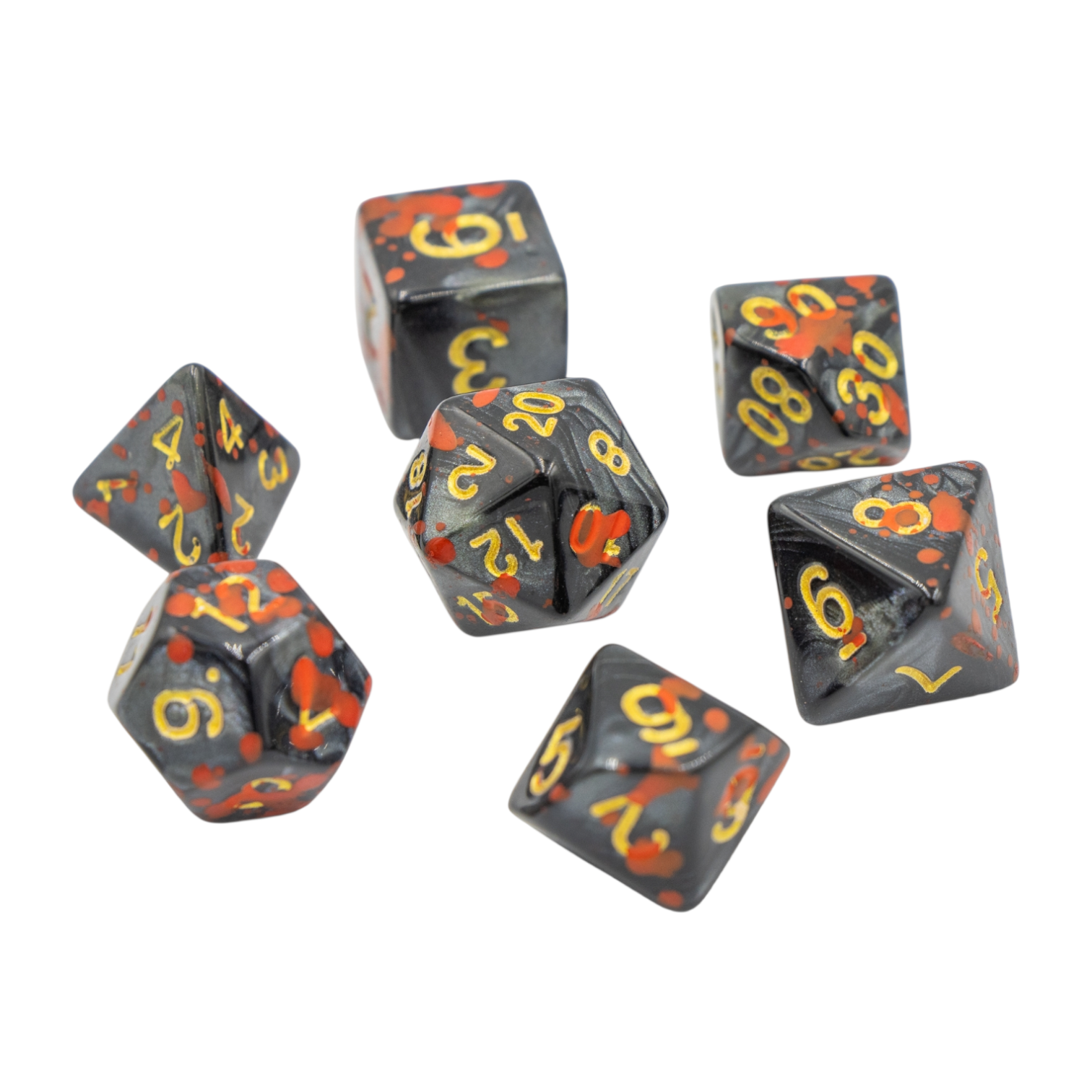 dice4friends-rpg-w-rfelset-7-teilig-sparkling-dark-blood image 2