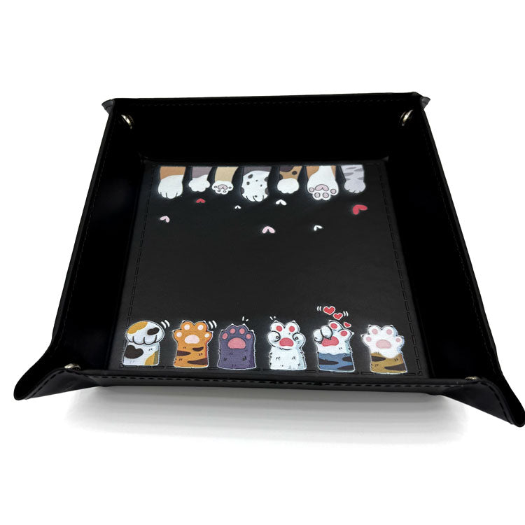 dice4friends-accessoires-w-rfelschale-paws-black-faltbar-schwarz image 1