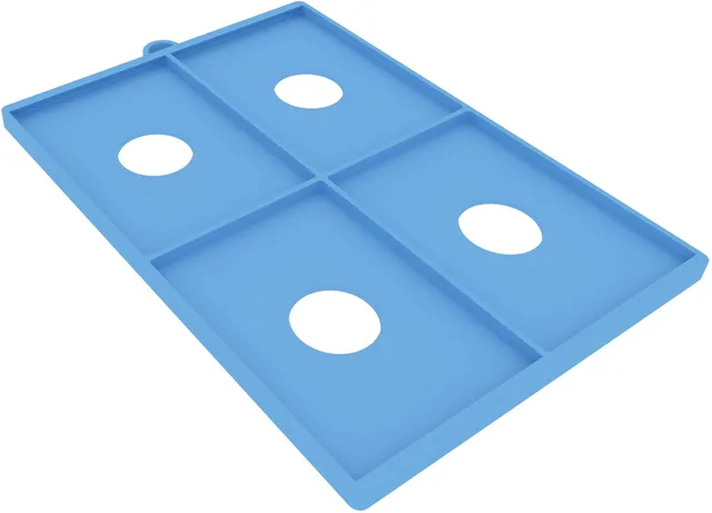 feldherr-accessories-display-rahmen-f-r-4-karten-sky-blue image 1