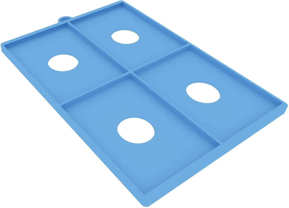 feldherr-accessories-display-rahmen-f-r-4-karten-sky-blue image 1