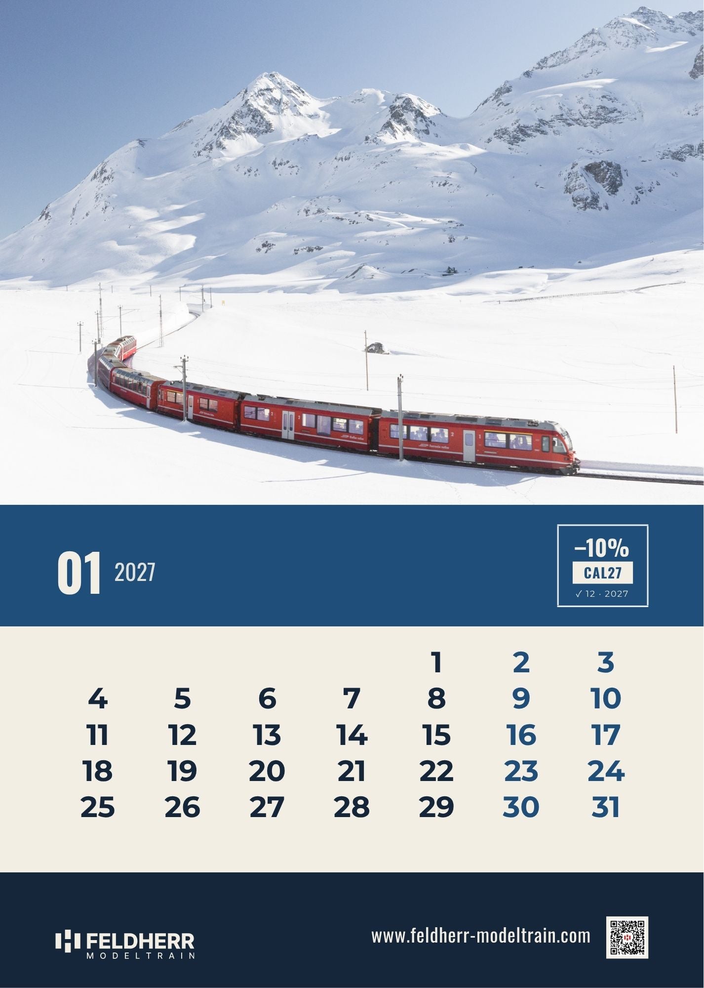 feldherr-accessories-modeltrain-a4-kalender-2027-eisenbahn-12-bilder image 2