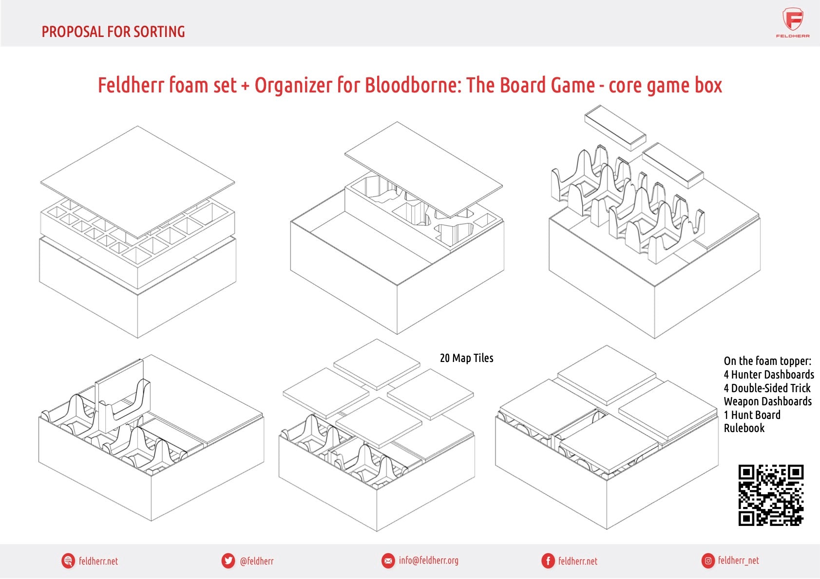 feldherr-foam-trays-bloodborne-organizer-schaumset-grundspiel image 8