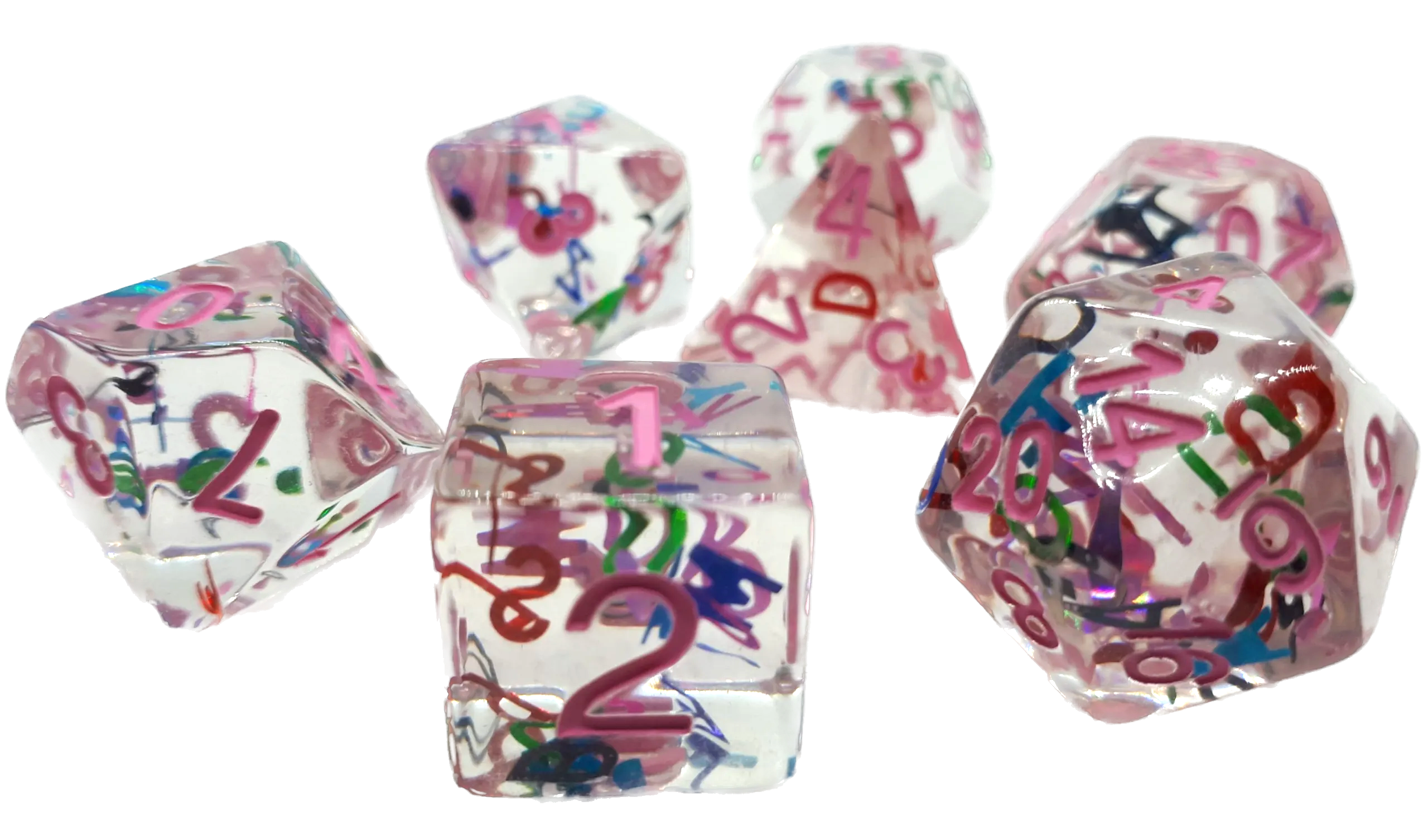 dice4friends-rpg-letters-pink-w-rfelset-7-teilig-transparent image 1