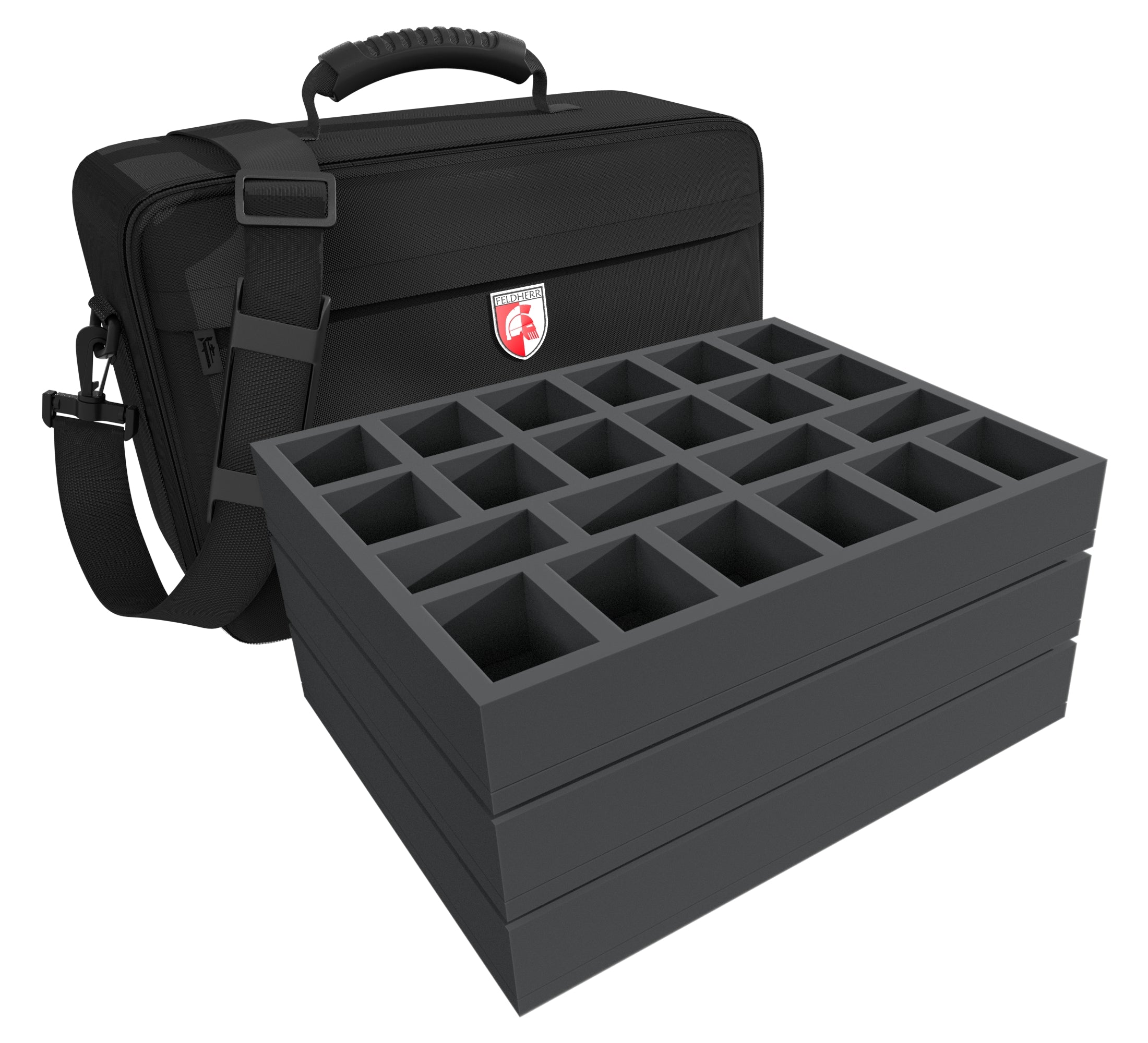 feldherr-medium-plus-tasche-66-miniaturen-40mm-base-schaumstoff image 1