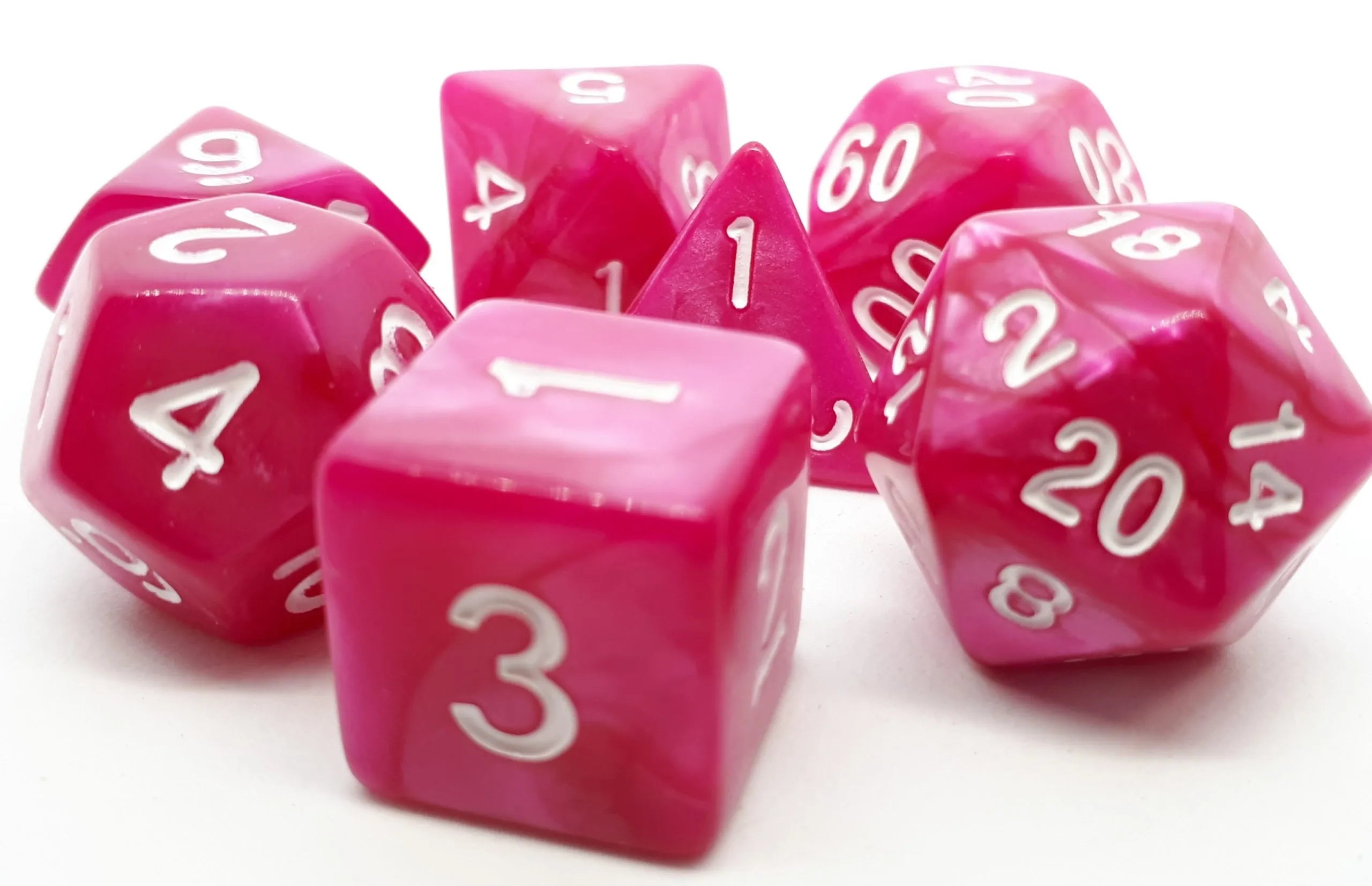 dice4friends-rpg-w-rfelset-pearl-pink-white-w-rfel-7-teilig image 1