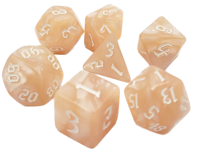 dice4friends-7-teiliges-rpg-w-rfelset-pearl-beige-7-st-ck image 1