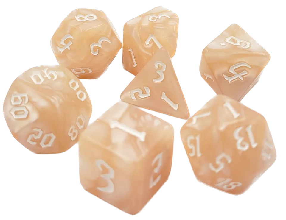 dice4friends-7-teiliges-rpg-w-rfelset-pearl-beige-7-st-ck image 1