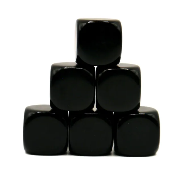 dice4friends-sonderw-rfel-d6-blank-black-w-rfelset-6-w-rfel-schwarz image 1