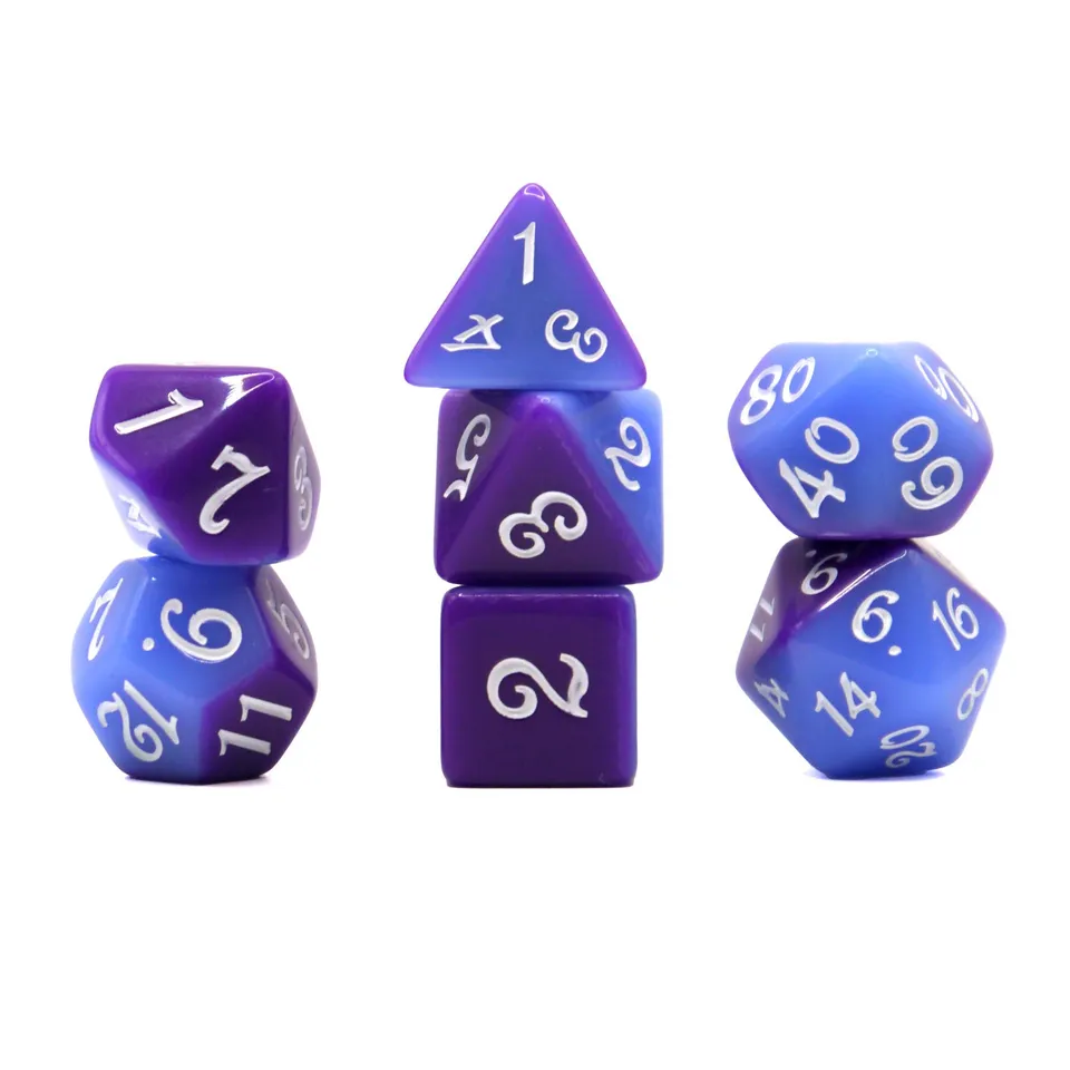dice4friends-7-teiliges-rpg-w-rfelset-fable-aladin-w-rfel-blau-lila image 1