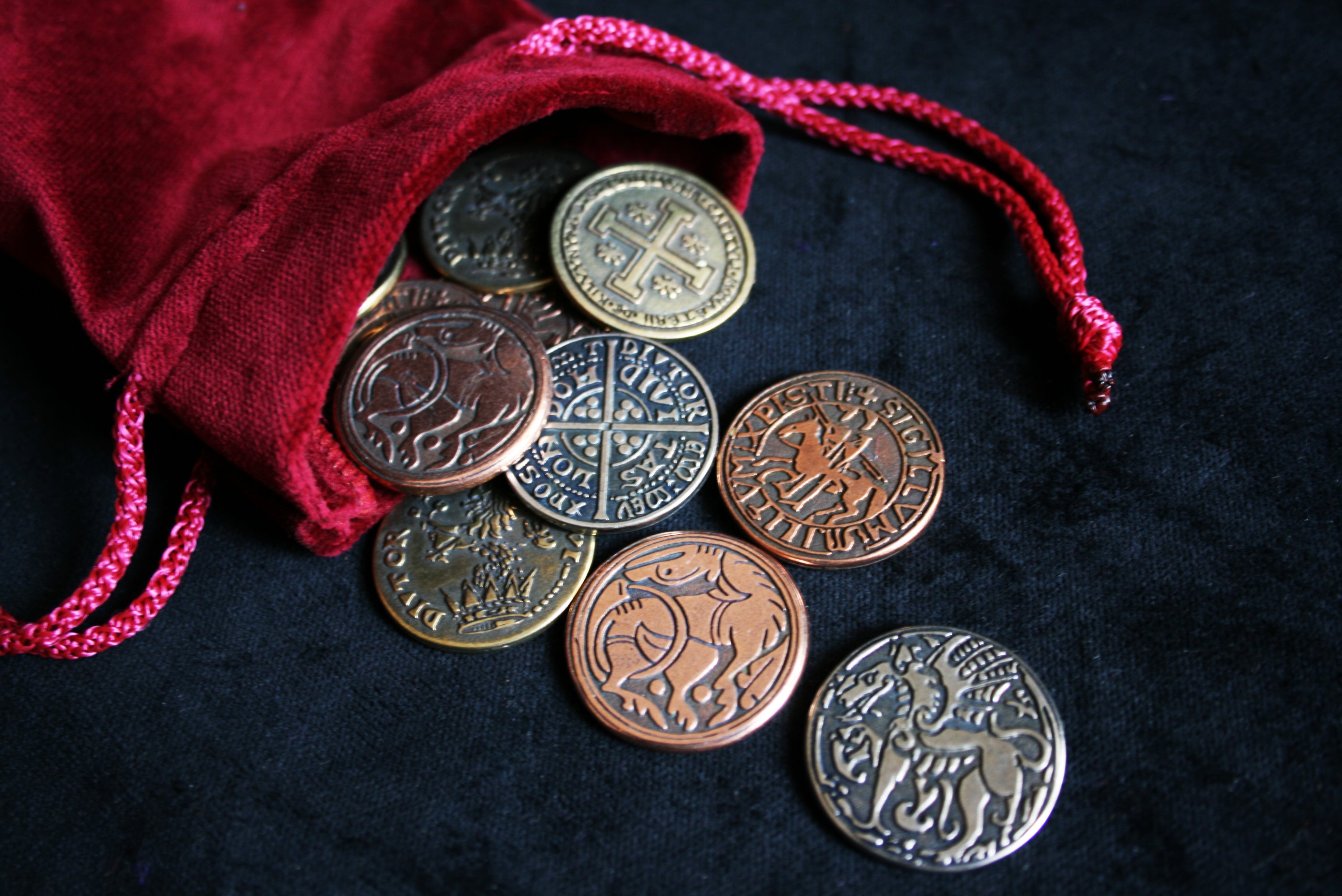 drawlab-legendary-metal-coins-medieval-set-metallm-nzen-20er image 4