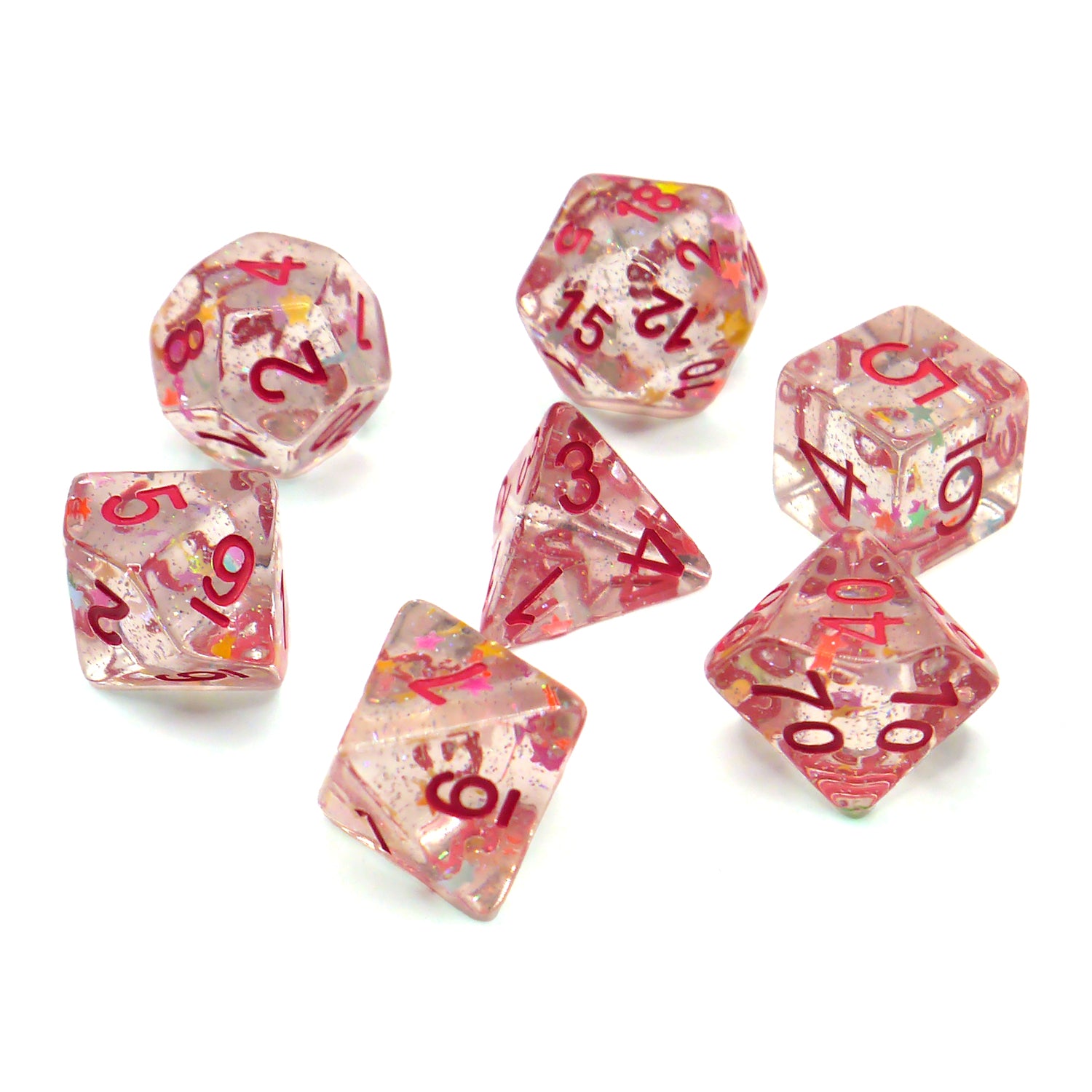 dice4friends-rpg-stars-shiny-w-rfelset-7-teilig-transparent image 2
