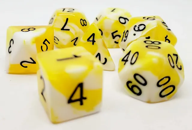 dice4friends-rpg-w-rfelset-racing-yellow-white-gelb-wei-7-tlg image 1