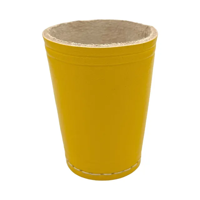 dice4friends-accessoires-w-rfelbecher-gelb-b-ffelleder image 1