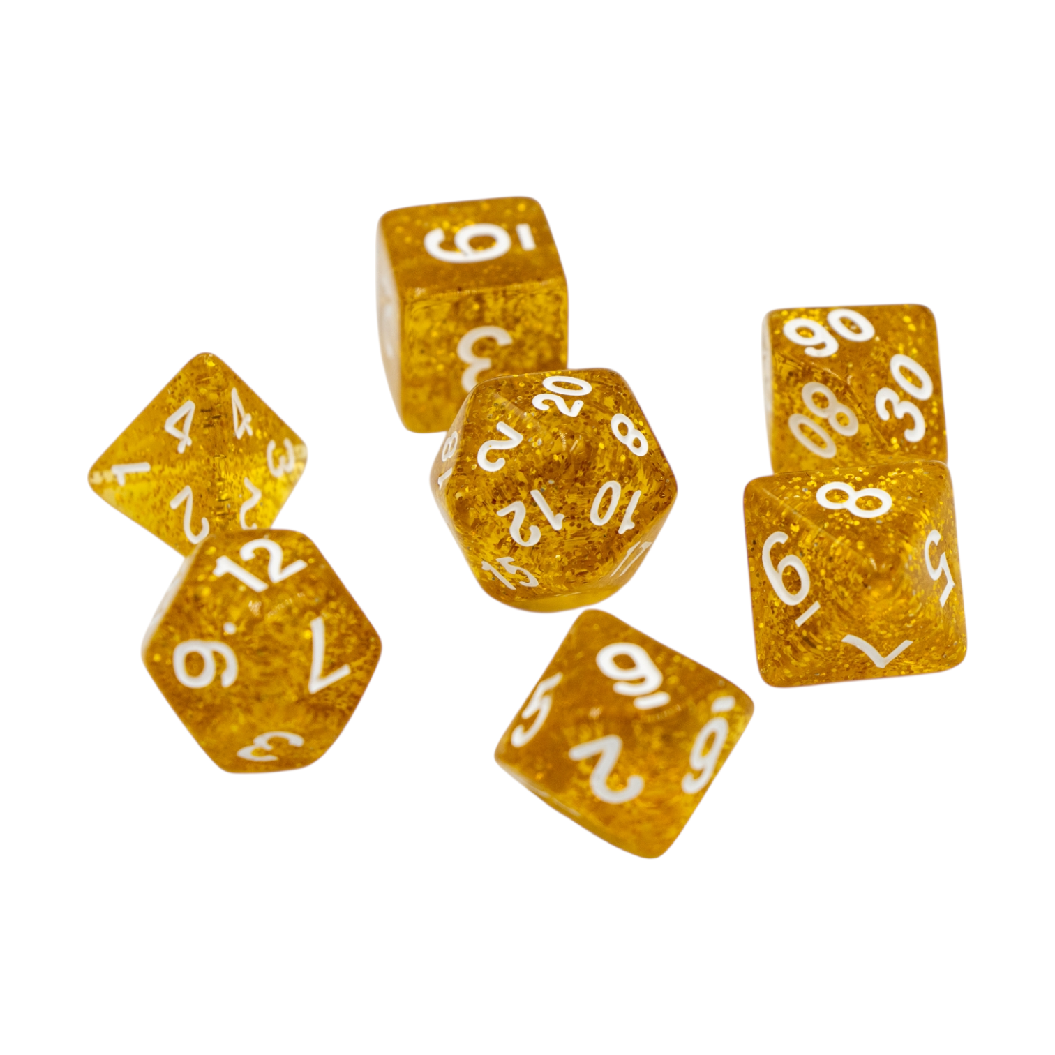 dice4friends-confetti-w-rfelset-powder-gold-w-rfel-7er-transparent image 2