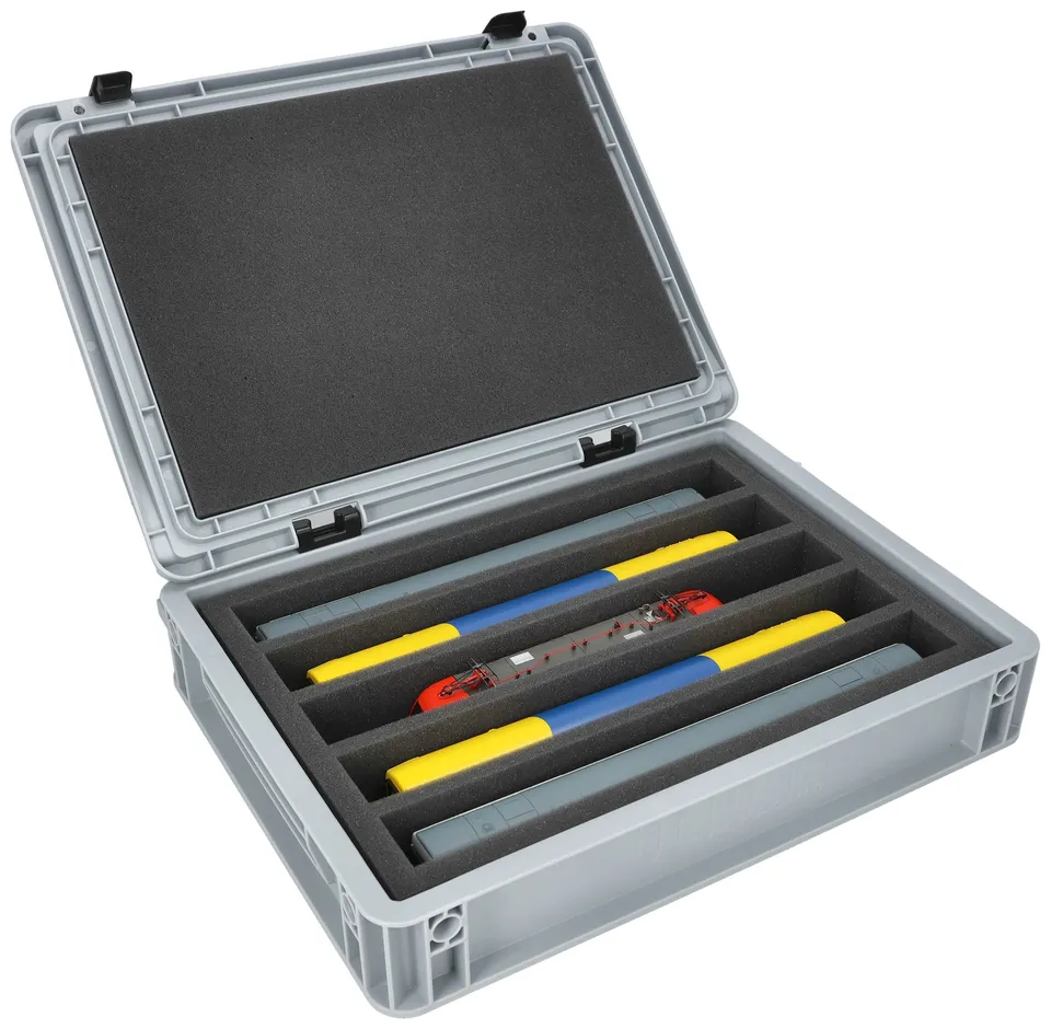 feldherr-model-train-eurobox-40x30-h0-stehend-5-f-cher-set image 1