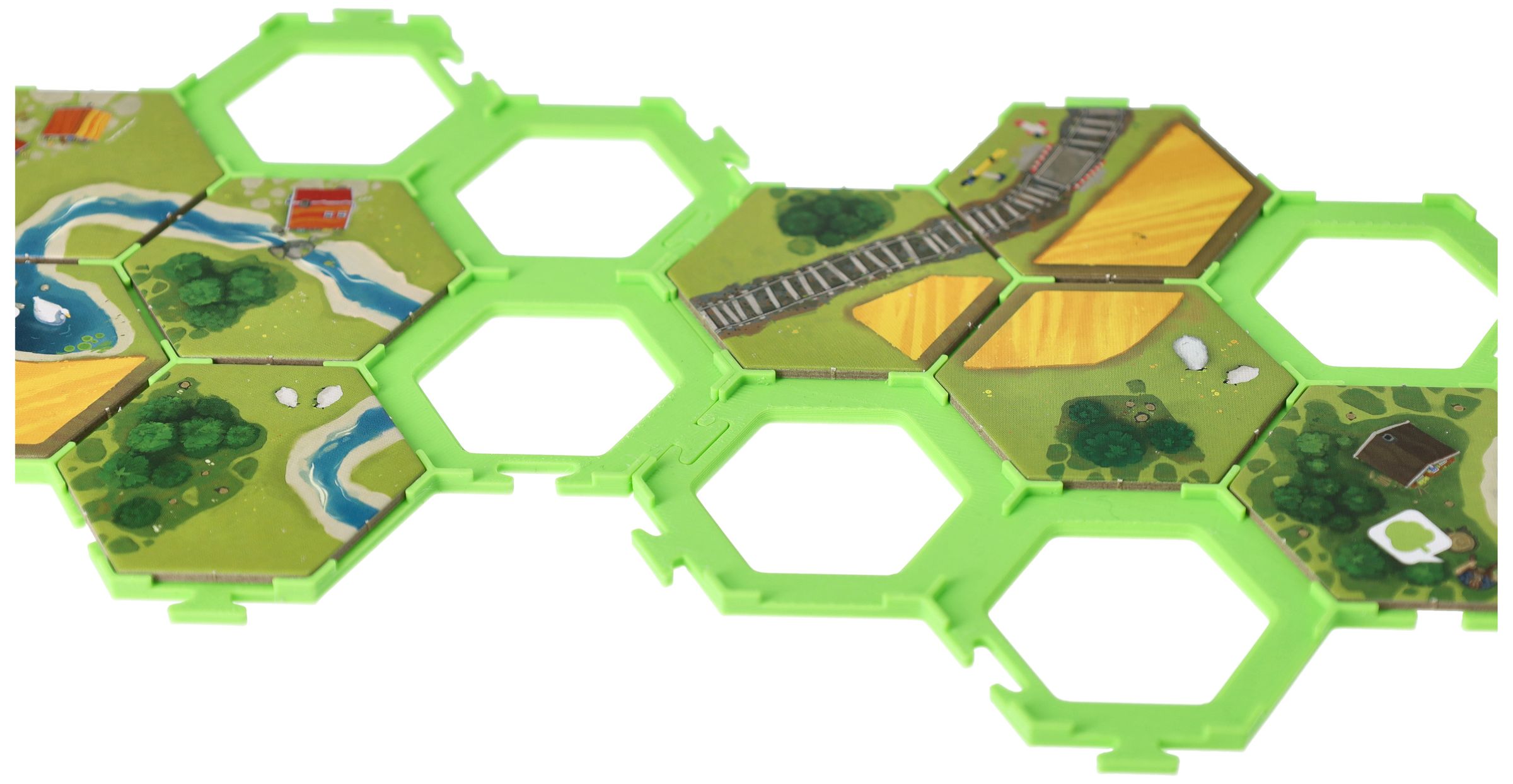feldherr-accessories-hex-halter-f-r-dorfromantik-brettspiel-wei image 8
