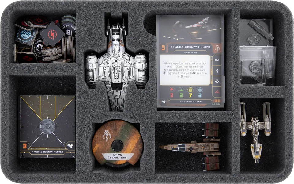 feldherr-foam-trays-hsmfhs045bo-einlage-x-wing-razor-crest image 1