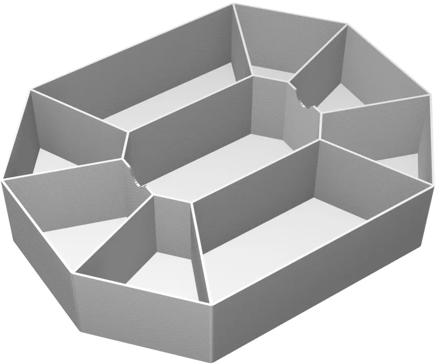 feldherr-accessories-tokenhalter-9-f-cher-grau-3d-druck image 1