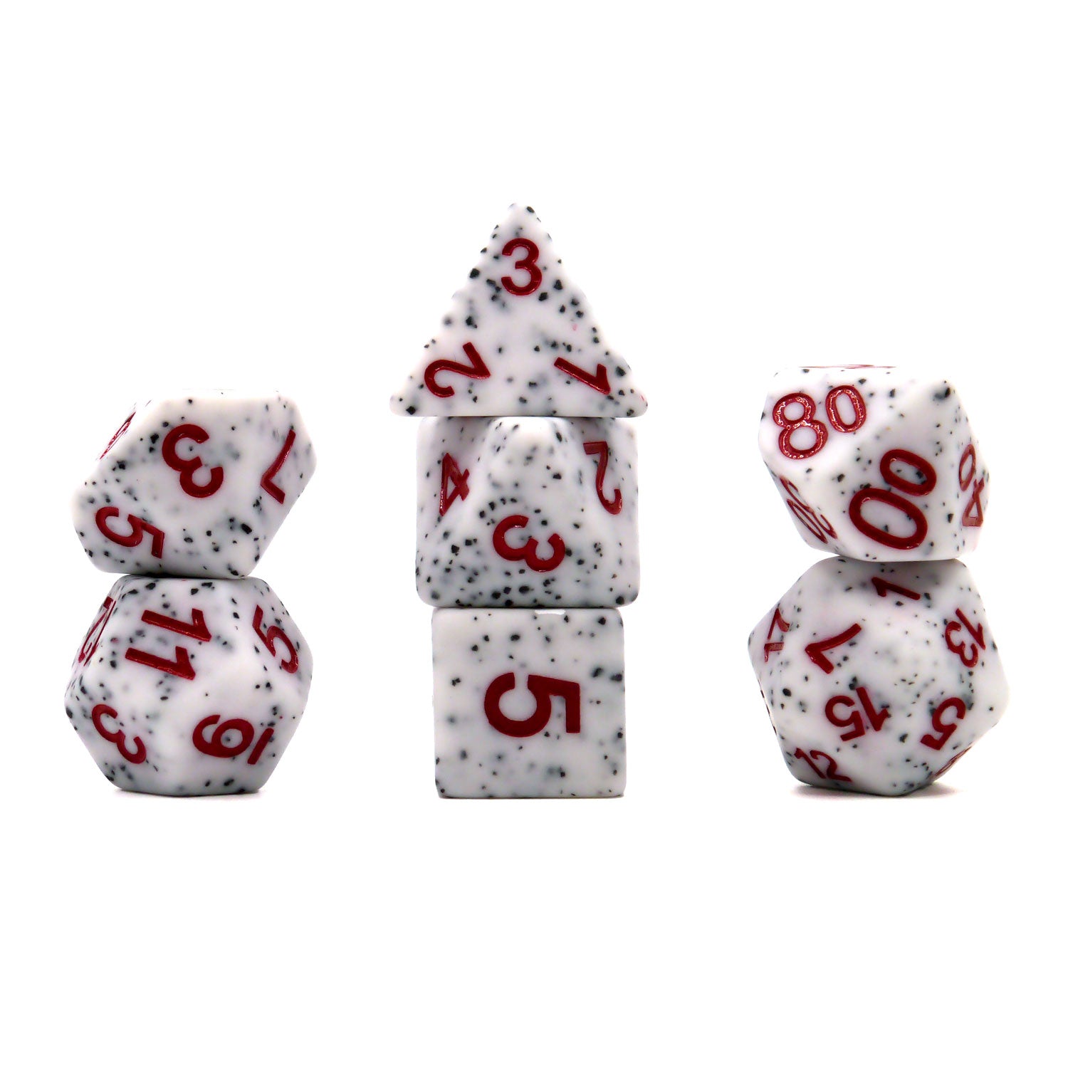 dice4friends-7-teiliges-rpg-w-rfelset-granite-white-w-rfel-wei-7er image 1