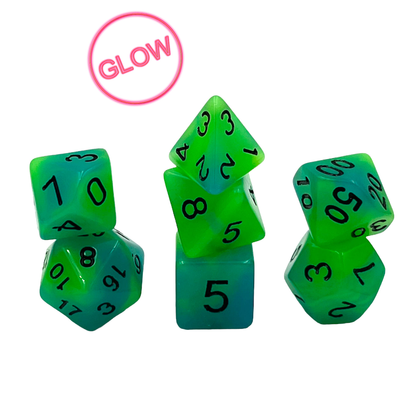 dice4friends-glow-swirl-grape-w-rfelset-7-teilig-leuchtend image 1