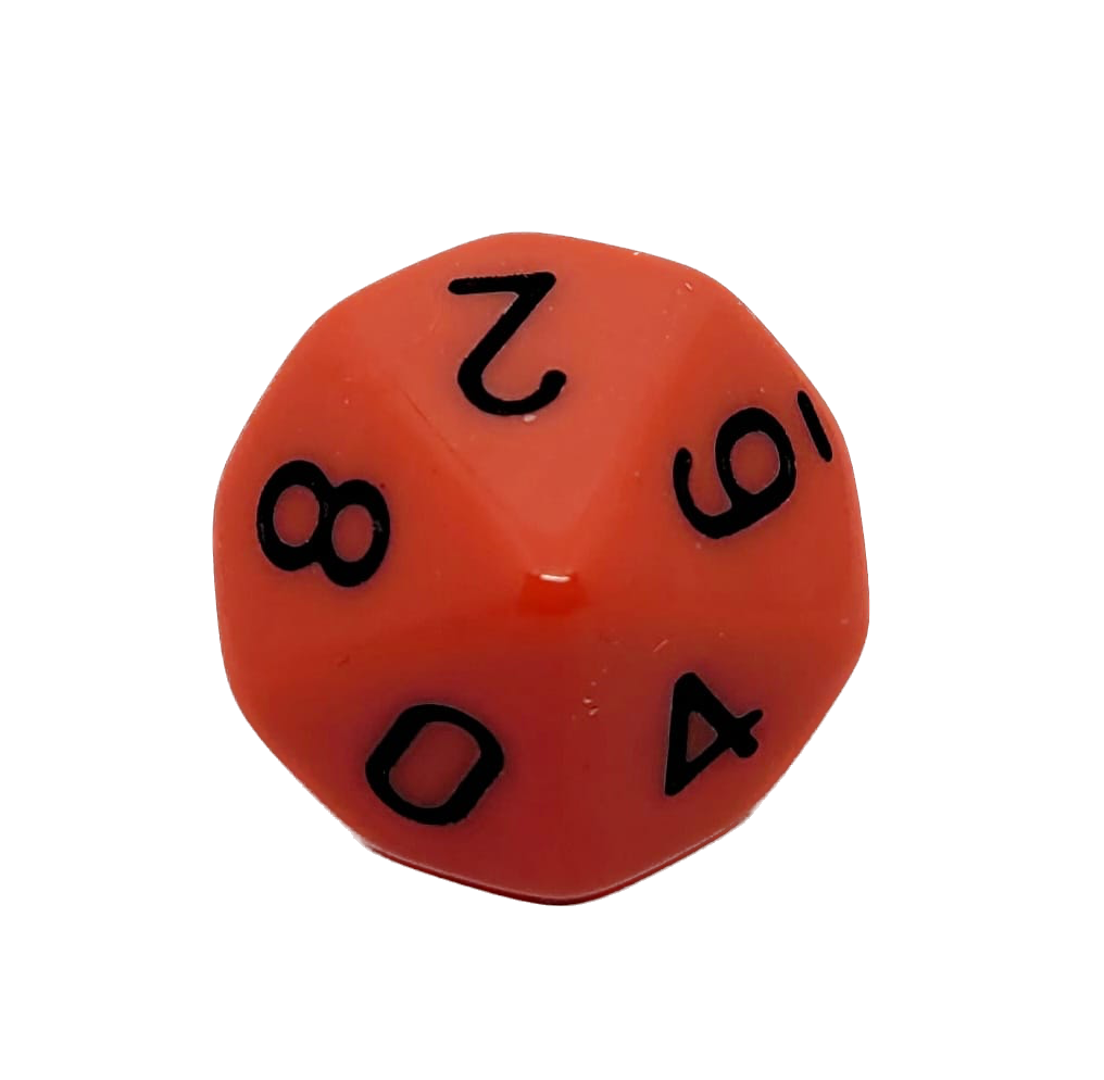 dice4friends-einzelw-rfel-d10-rot-schwarz-w10-0-9 image 1