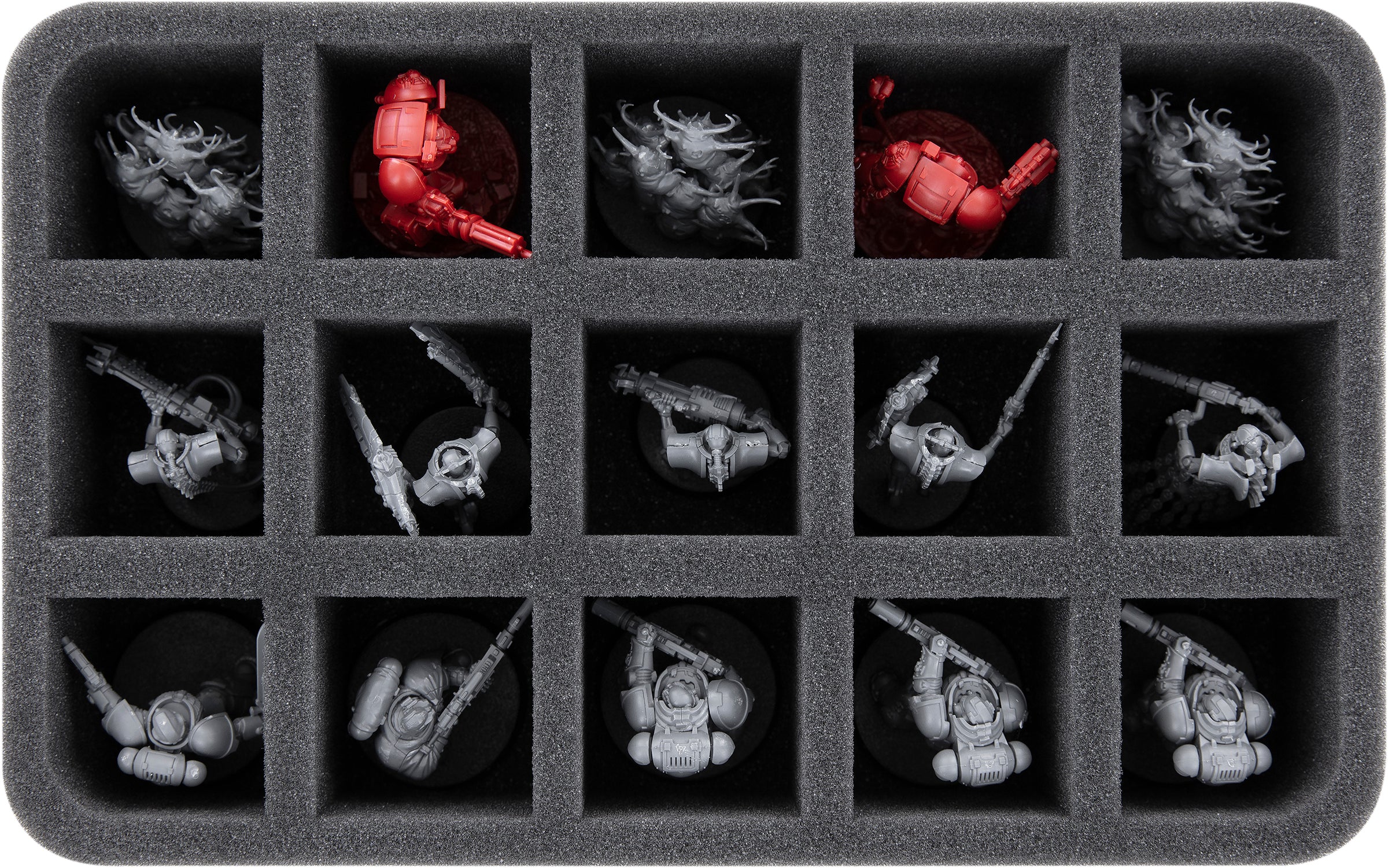 feldherr-foam-trays-hs060a039-schaumeinlage-necrons-15-f-cher image 1