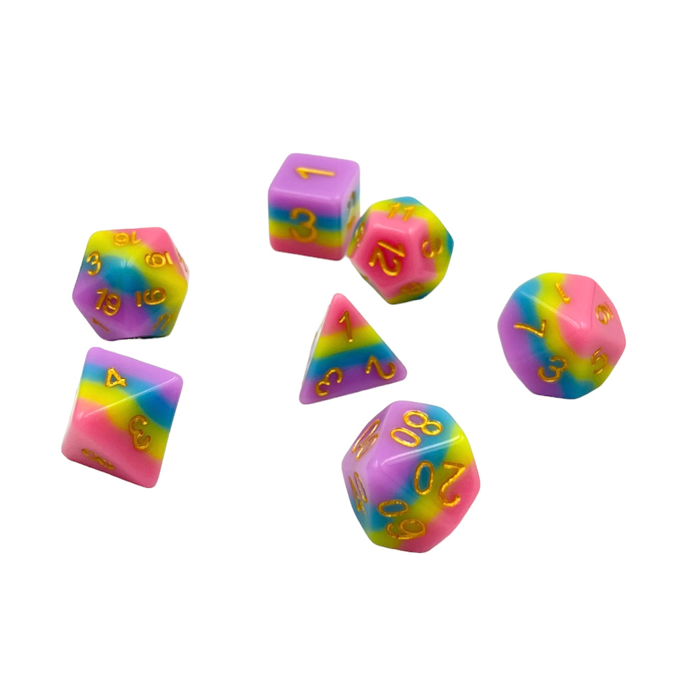 dice4friends-rpg-w-rfelset-7-teilig-creamy-rainbow-mehrfarbig image 3