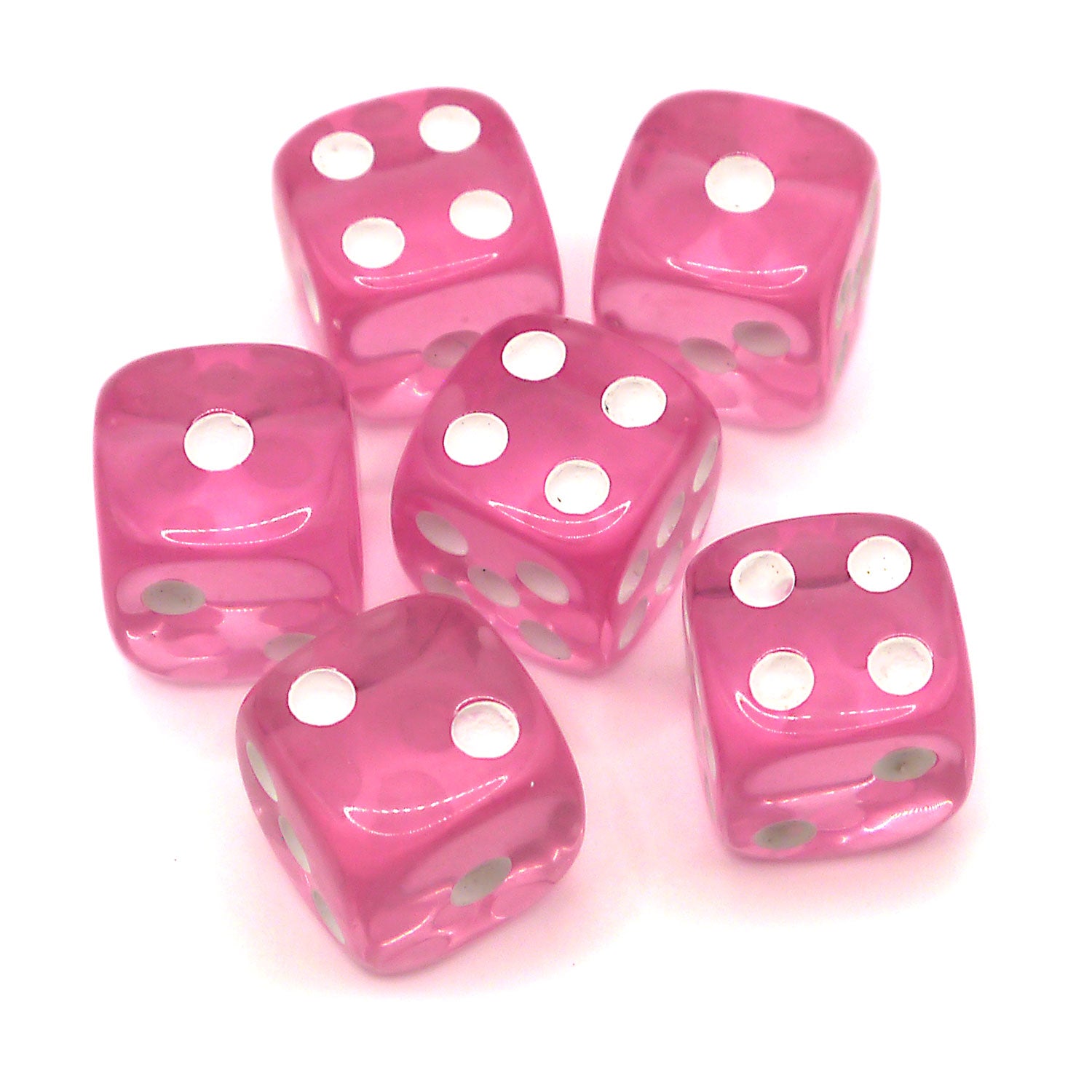 dice4friends-d6-augenw-rfel-set-transparent-pink-6er-16mm image 2