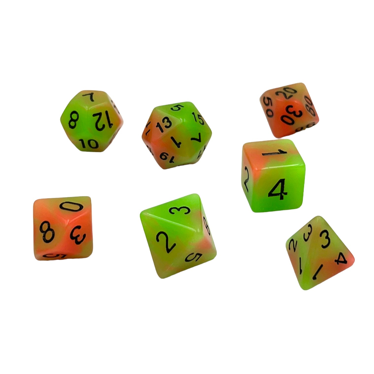 dice4friends-rpg-w-rfelset-glow-apple-w-rfel-7-teilig-leuchtend image 3