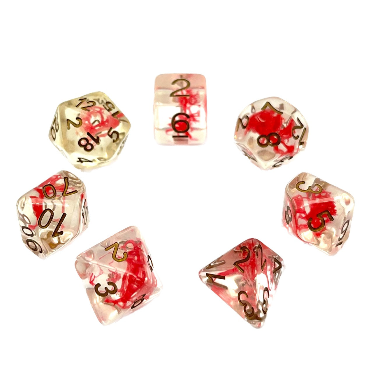dice4friends-rpg-w-rfelset-transparent-red-moss-w-rfel-7-teilig image 2