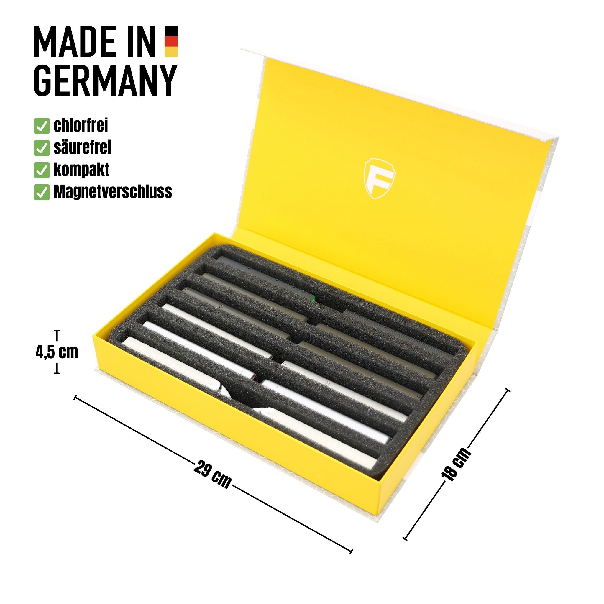 feldherr-model-train-magnetic-box-z-spur-vertikal-6-f-cher-gelb image 6