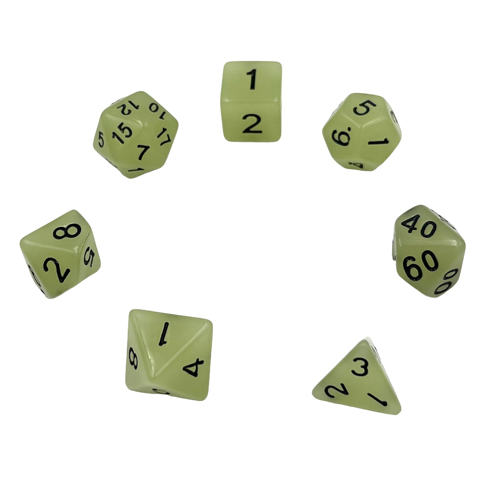 dice4friends-rpg-w-rfelset-glow-white-7-teilig-leuchtend image 2