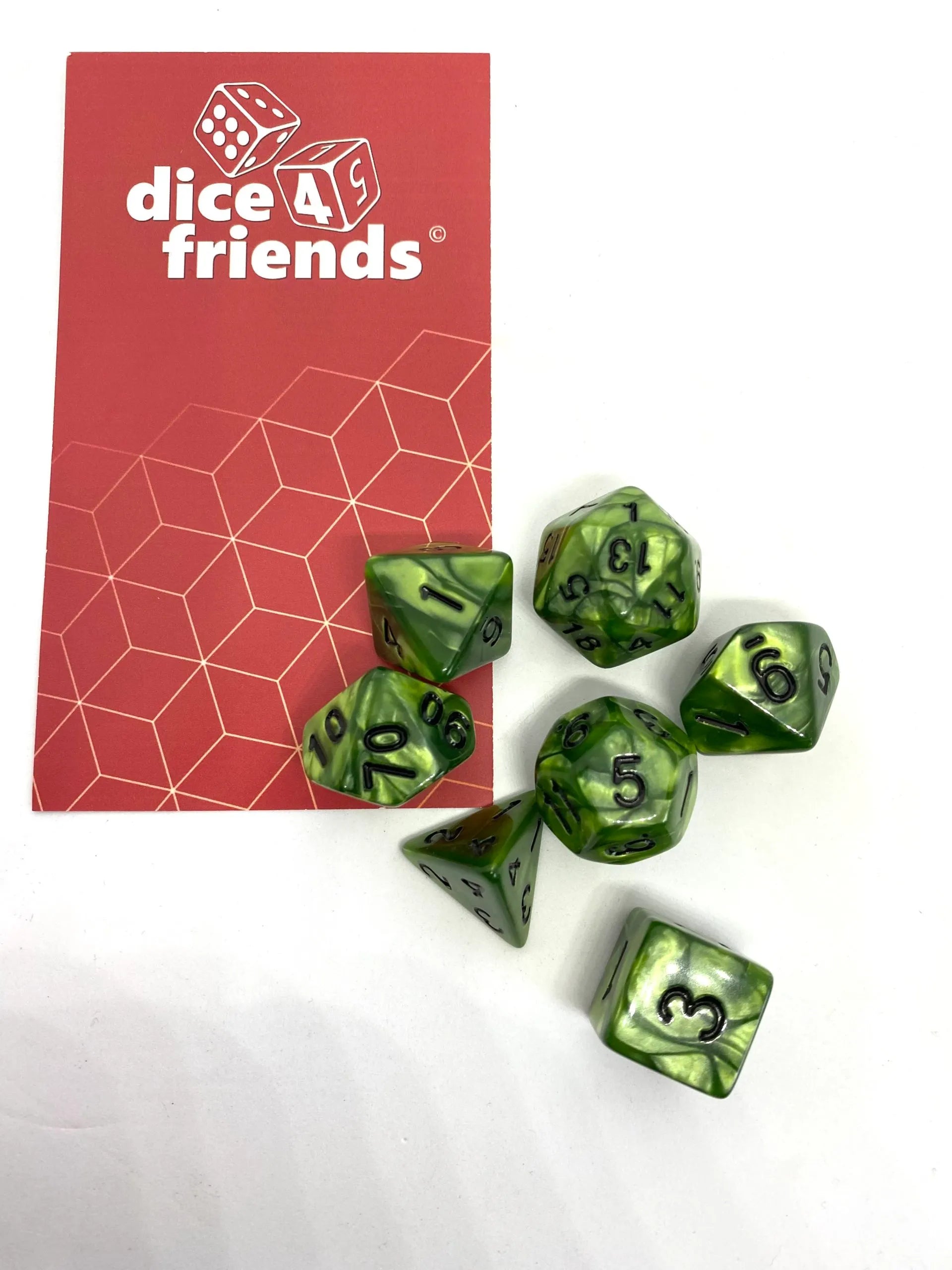 dice4friends-7-teiliges-rpg-w-rfelset-pearl-olive-black image 2