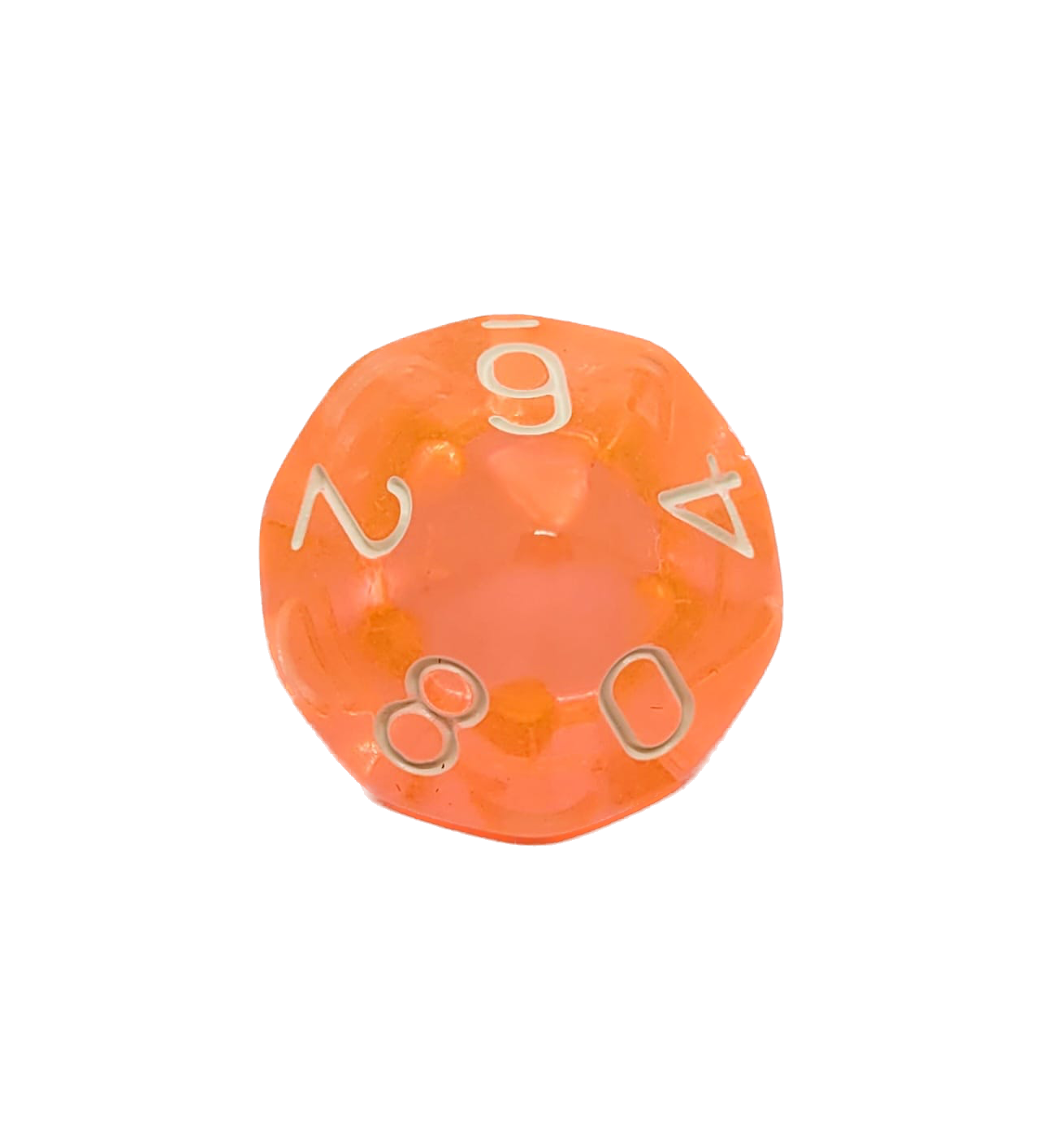 dice4friends-d10-w-rfel-transparent-coral-0-9-acryl image 1