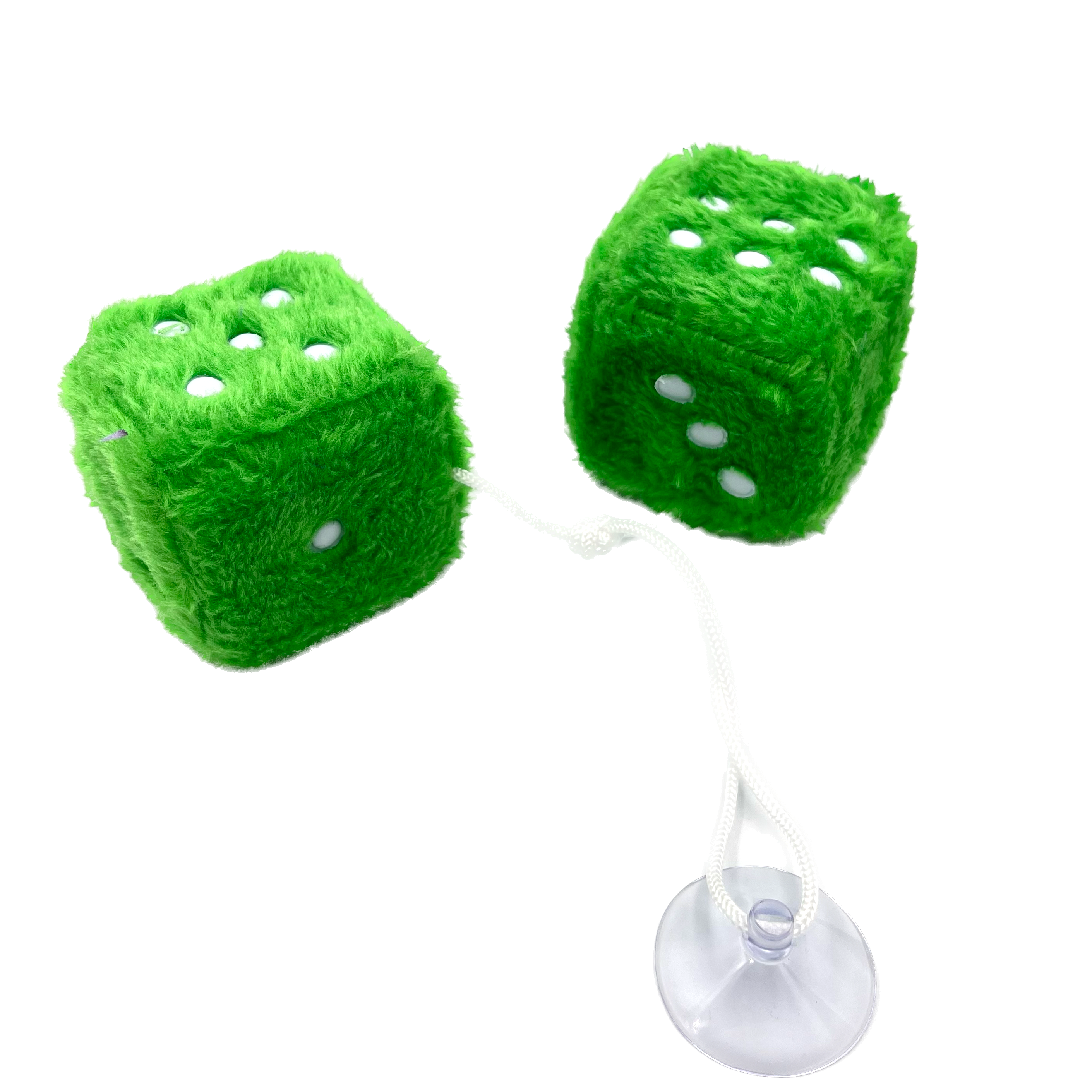 dice4friends-pl-schw-rfel-gr-n-2er-set-mit-saugnapf-auto image 1