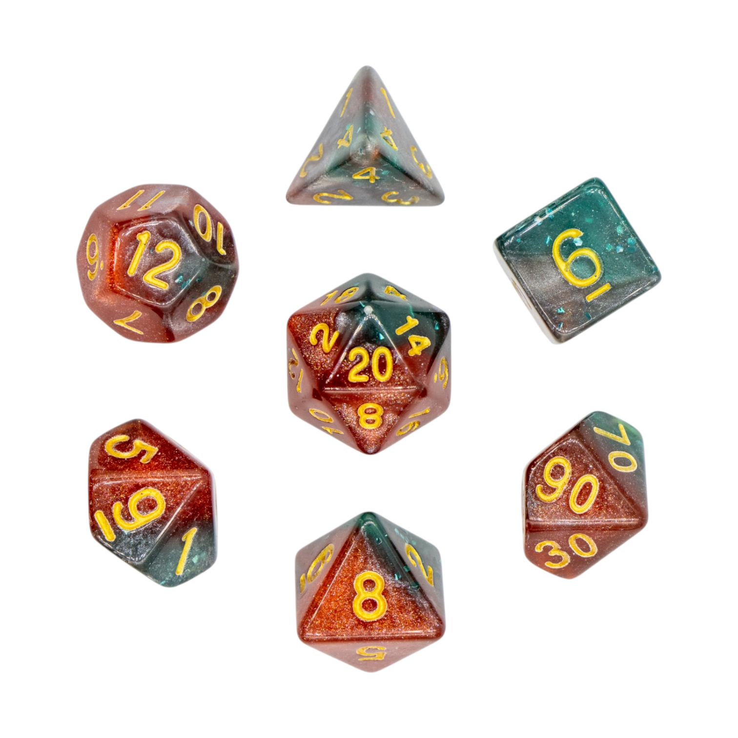 dice4friends-7-teiliges-rpg-w-rfelset-galaxy-rose-garden-w-rfel image 1
