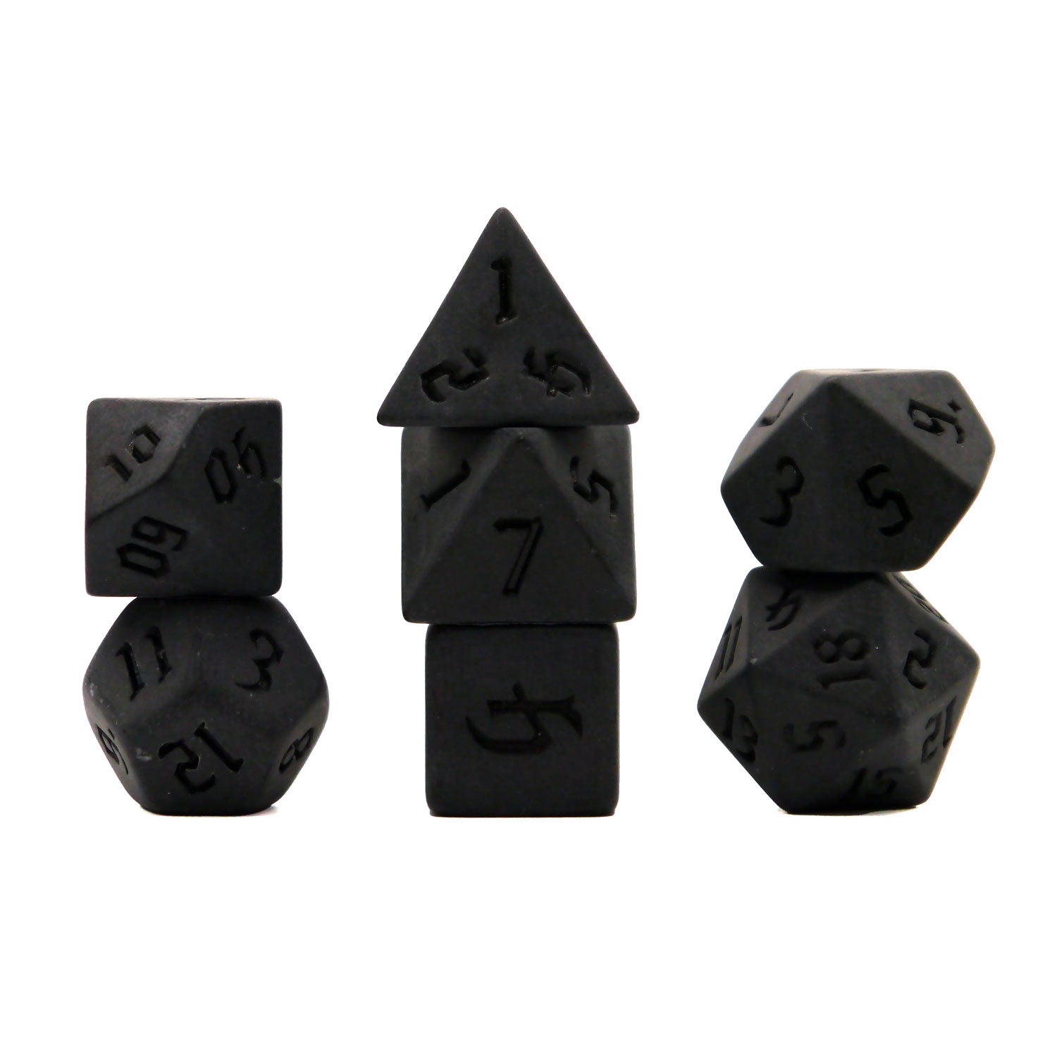 dice4friends-rpg-w-rfelset-7-teilig-ancient-carbon-celtic image 1
