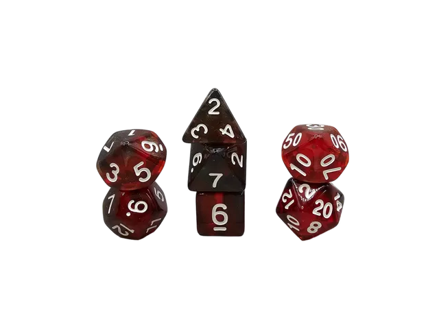 dice4friends-galaxy-lava-7-teiliges-rpg-w-rfelset-glitzer image 1