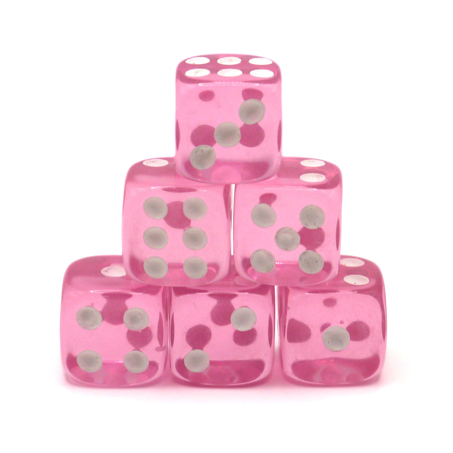 dice4friends-d6-augenw-rfel-set-transparent-pink-6er-16mm image 1
