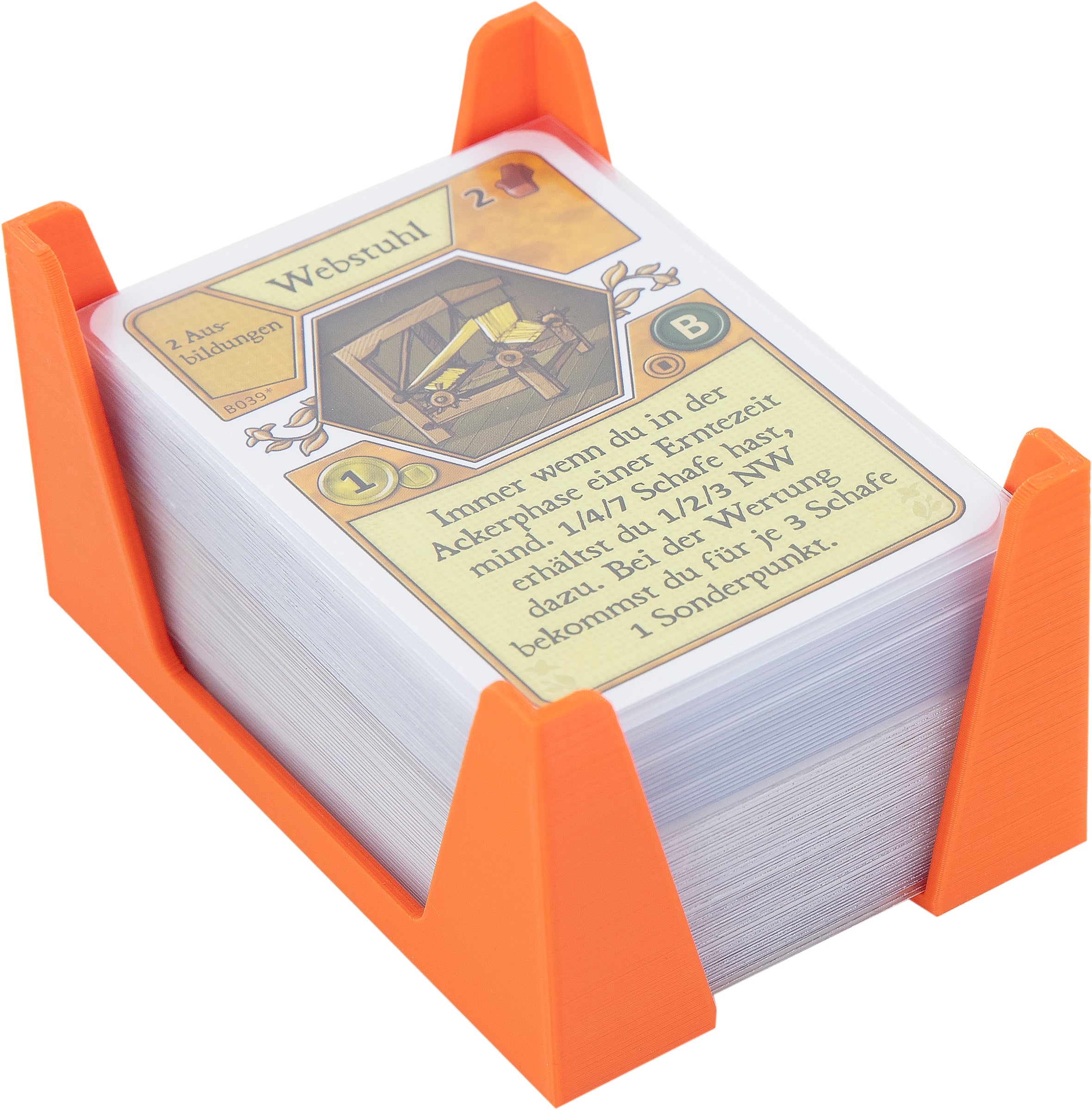 feldherr-card-holder-kartenhalter-standard-european-150-karten-orange image 2