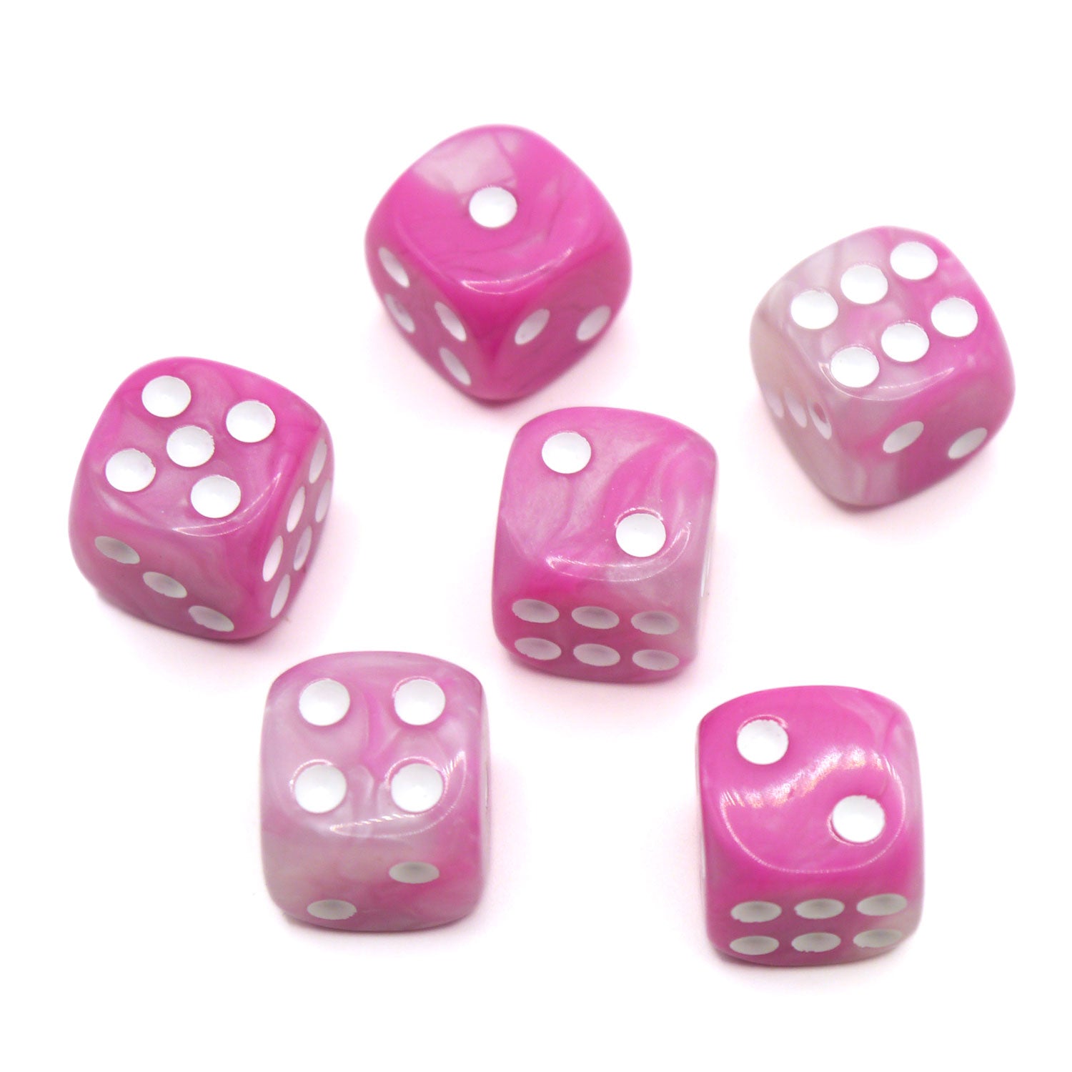 dice4friends-two-toned-d6-w-rfelset-pink-white-6x-16mm image 2