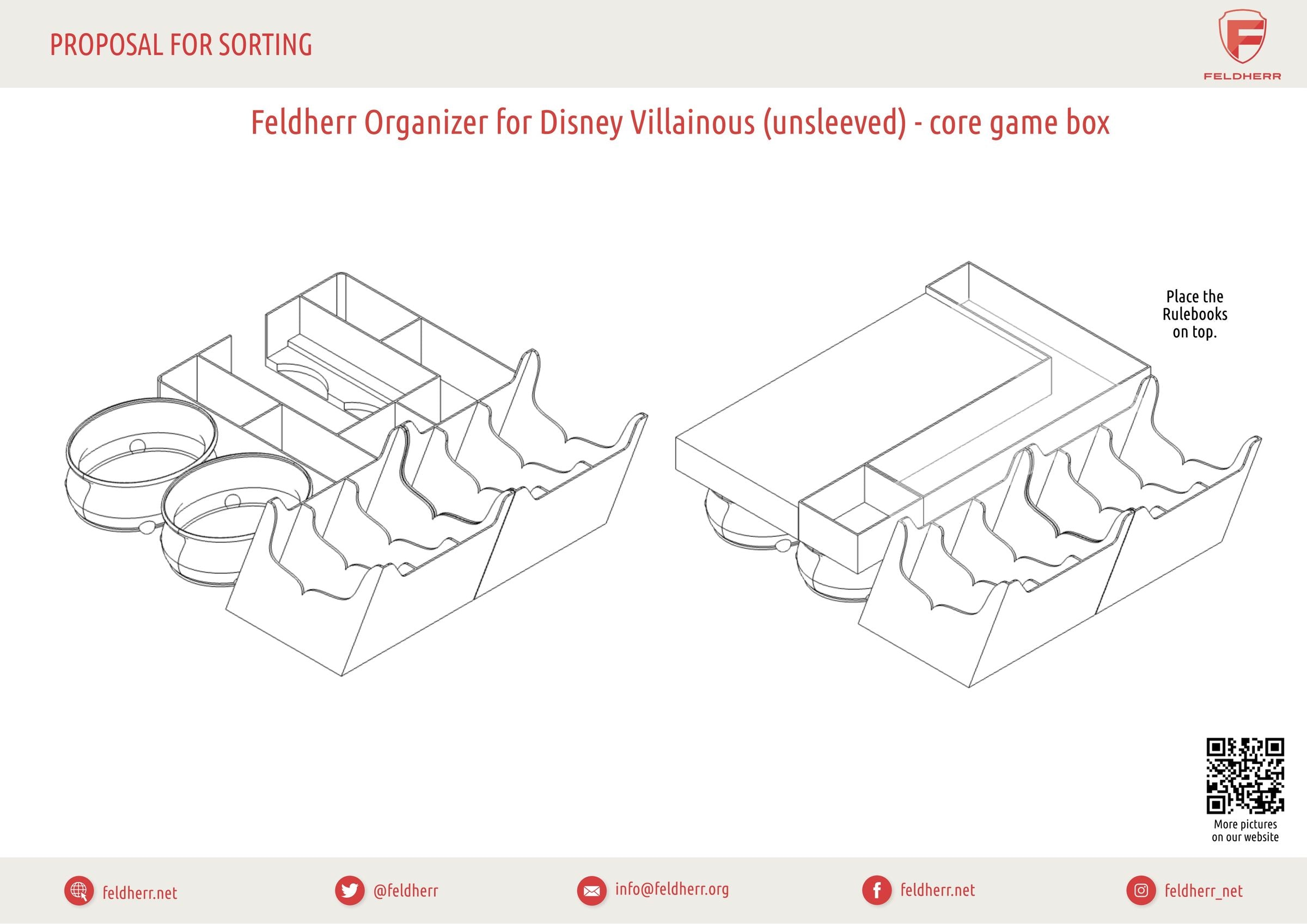 feldherr-organizer-insert-f-r-disney-villainous-kernbox-ungesleevt image 6