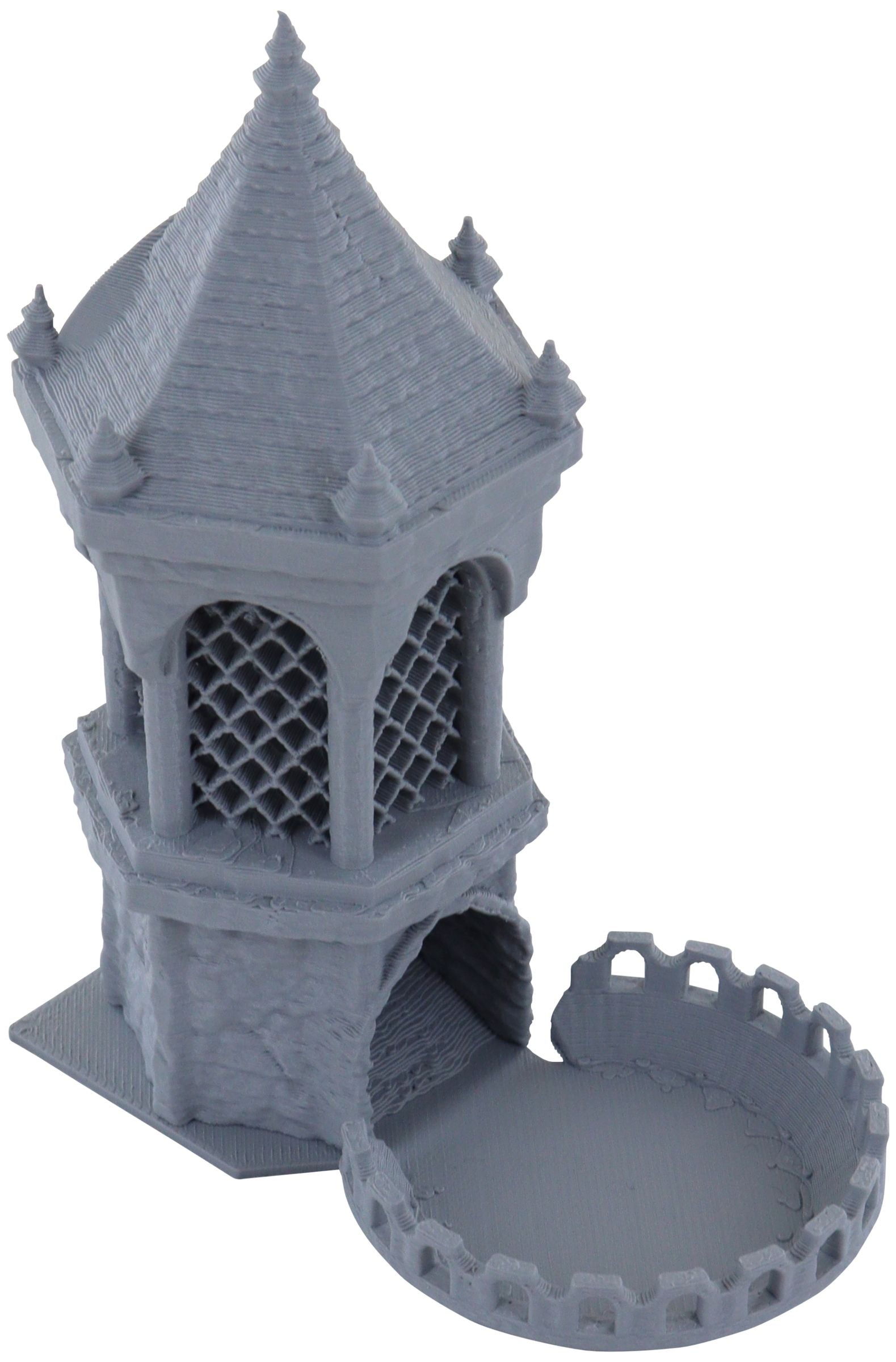 feldherr-minimum-mini-dice-tower-set-rpg-w-rfel-10mm-reisebox image 4