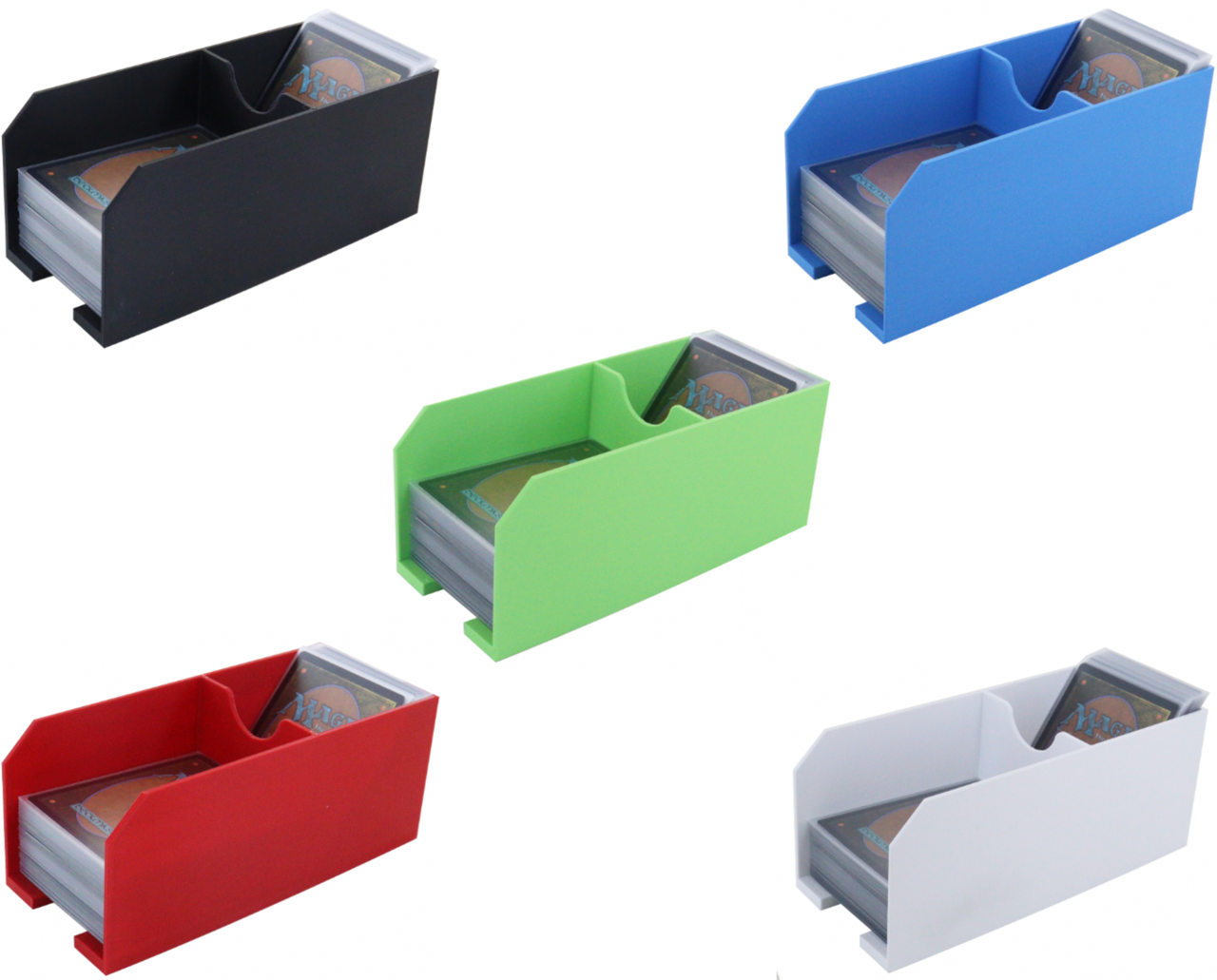 feldherr-card-holders-commander-deck-kartenhalter-schwarz-mit-friedhof image 1