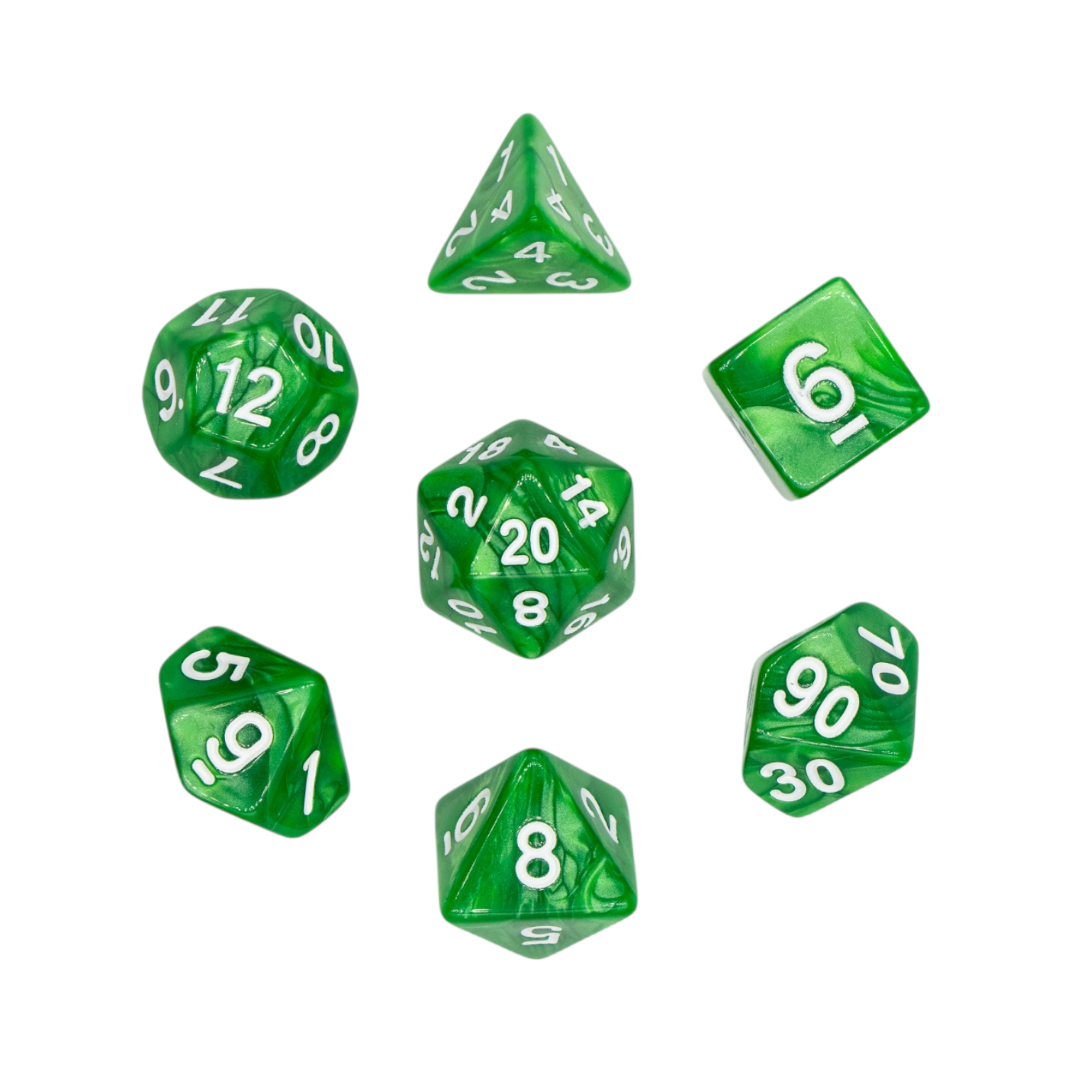 dice4friends-7-teiliges-rpg-w-rfelset-pearl-green-w-rfel image 1
